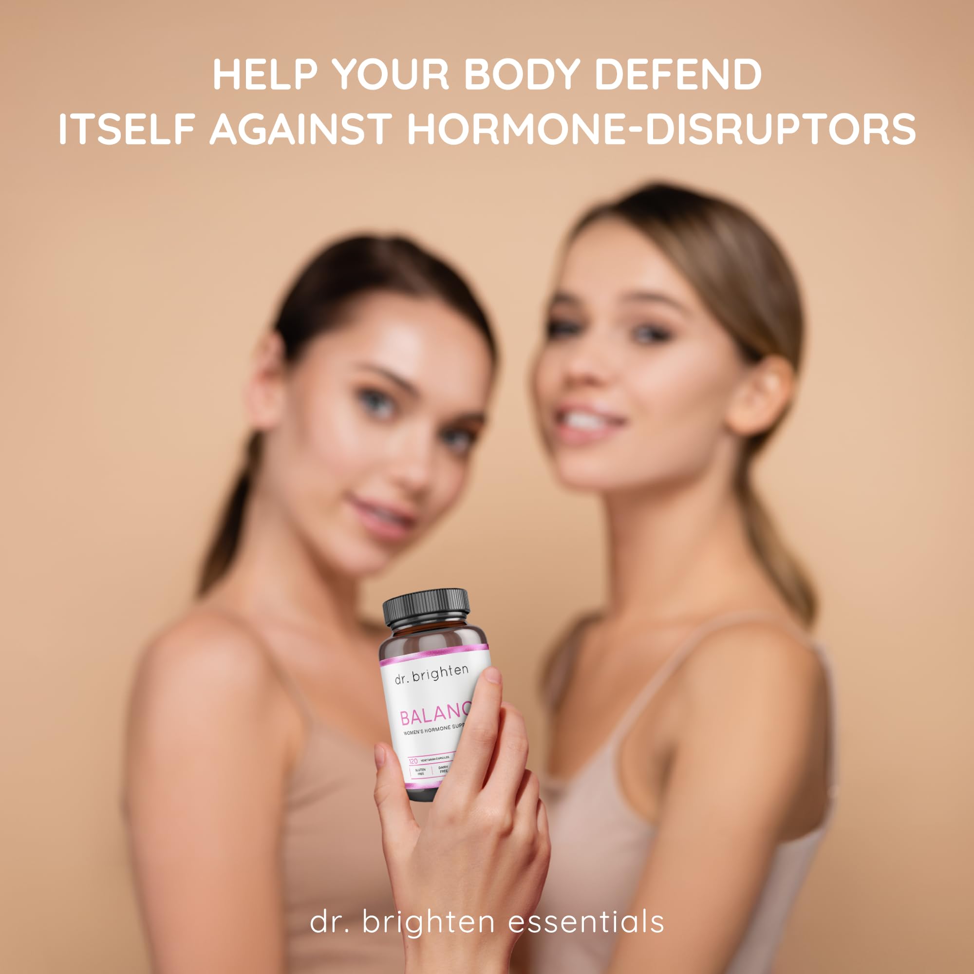 Dr. Brighten Balance - Hormone Balance for Women with Chasteberry and DIM - Targets Hormonal Acne, Period Issues, & PMS - Vegan, Non-GMO Dr. Brighten buy supplements canada