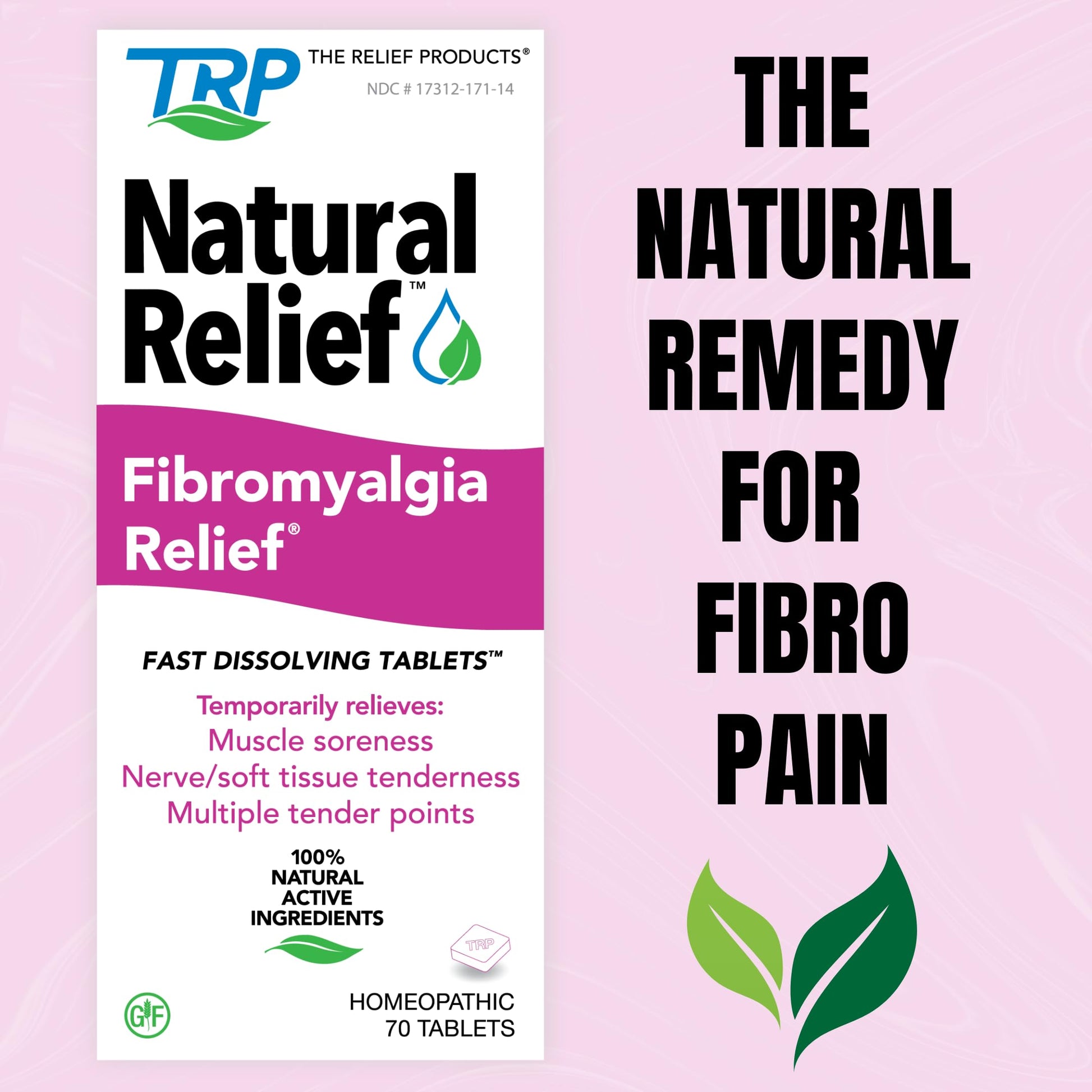 The Relief Products Natural Fibromyalgia Temporary Relief of Muscle Soreness Discomfot Tenderness Difficulty Moving & Joint Pain - 70ct TRP THE RELIEF PRODUCTS buy supplements canada