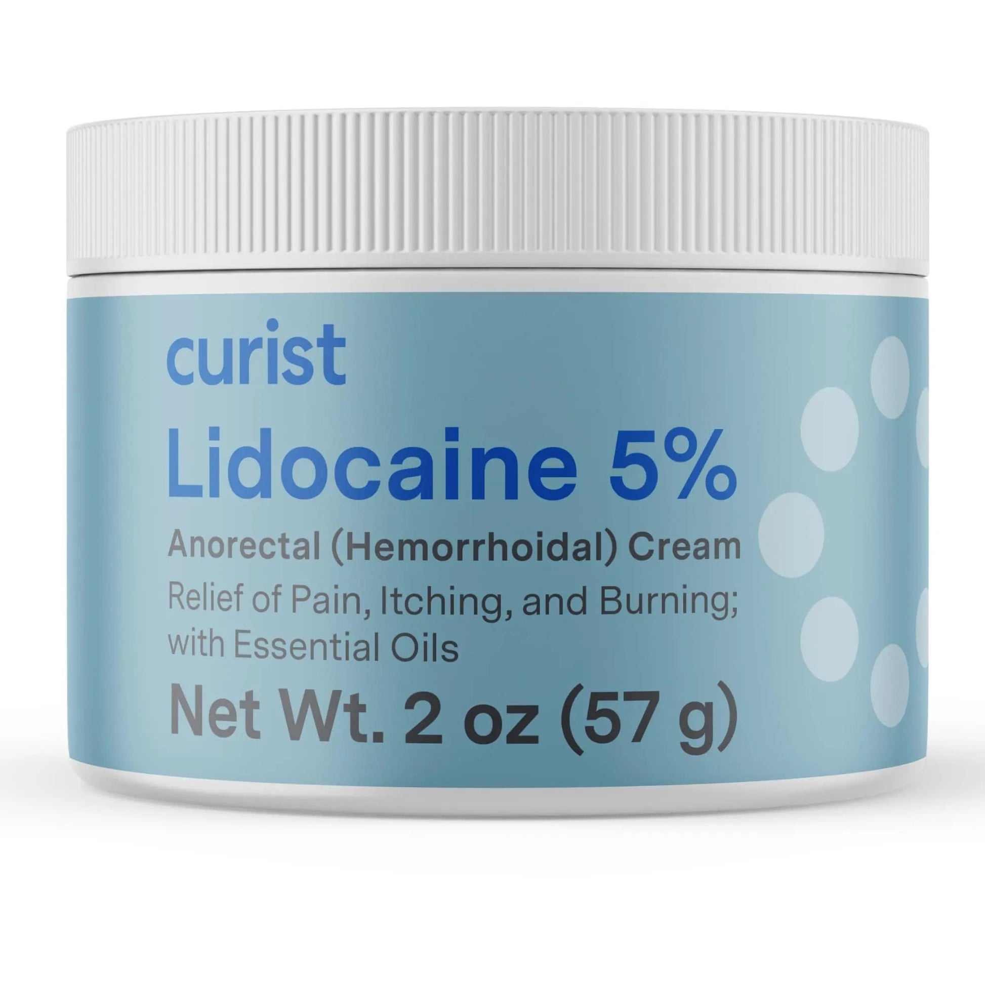 Curist 5% Lidocaine Cream Pain Relief - Numb Quickly & Effectively with 5% Lidocaine Numbing Cream for Anorectal Use - (1 Pack - 2 oz Jar) Curist buy supplements canada