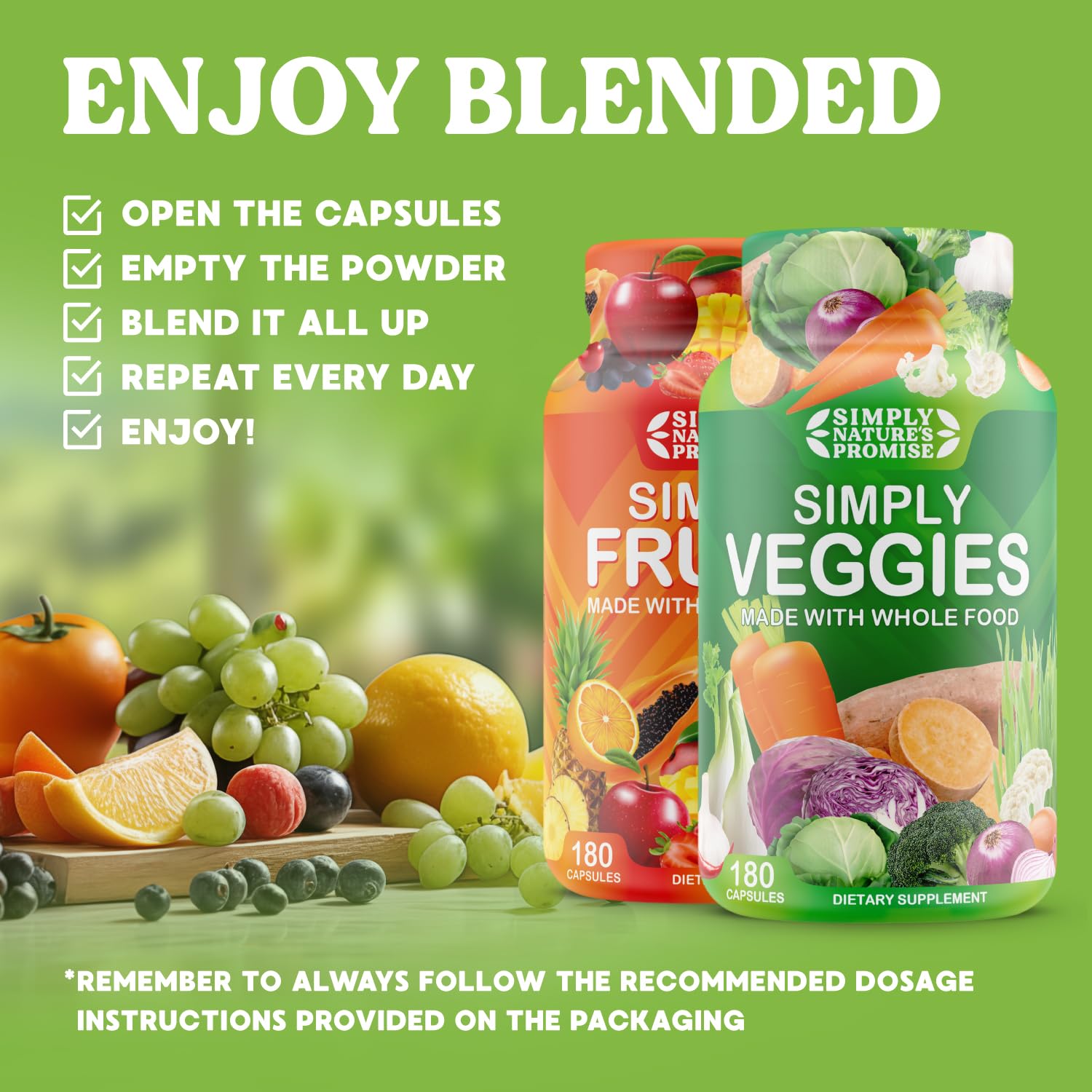 Simply Nature's Promise - Packed with Over 40 Different Fruits & Vegetables Simply Nature's Promise buy supplements canada