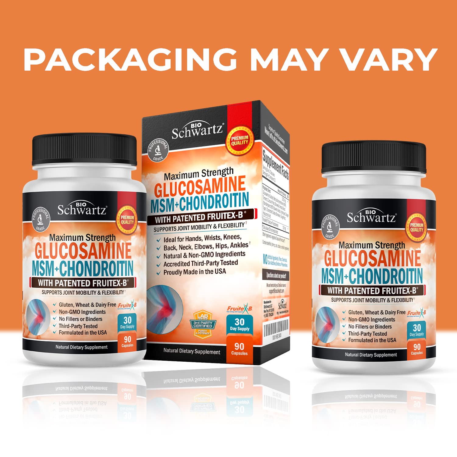 Glucosamine Chondroitin MSM 2110mg - Joint Support Supplement with Turmeric BioSchwartz buy supplements canada