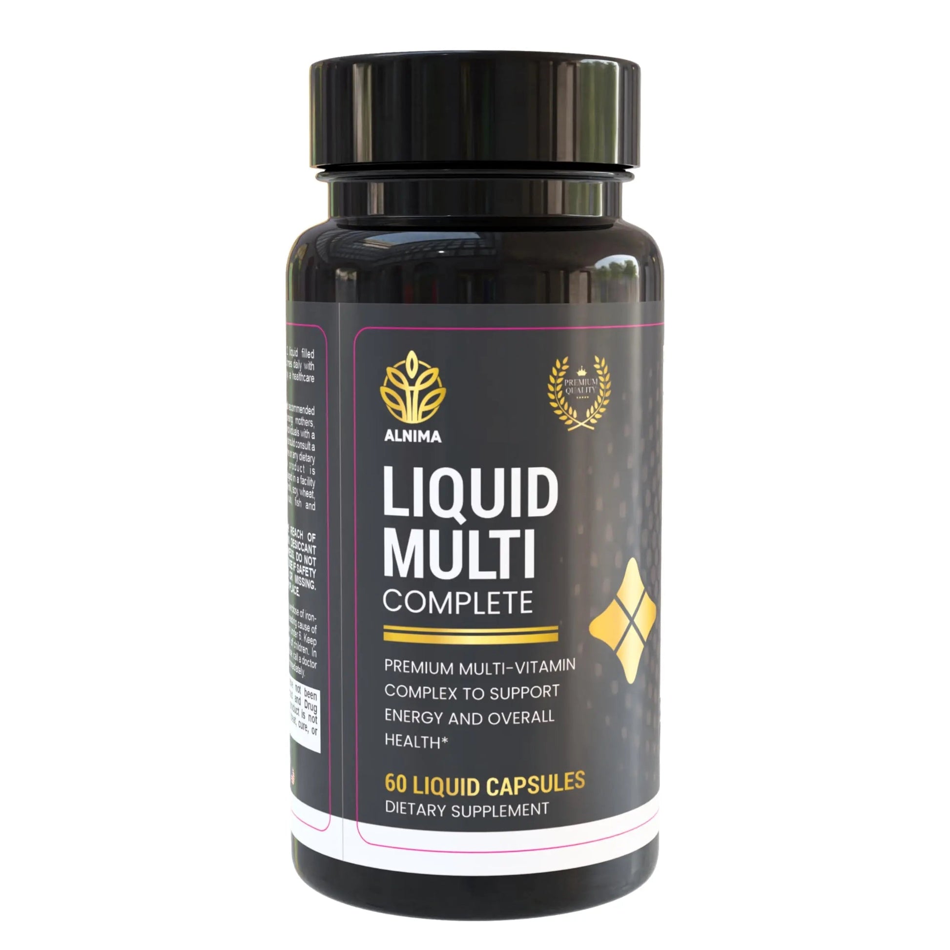 ALNIMA Halal Liquid Multivitamin Complete – Energy & Immune Support with 29 Essential Nutrients | 60 Liquid Capsules – Halal Certified ALNIMA buy supplements canada