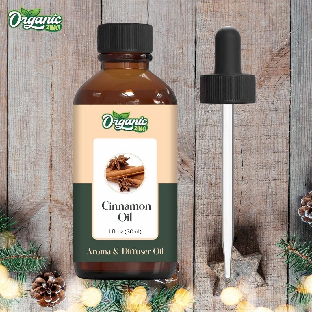 Organic Zing Cinnamon Aroma & Diffuser Oil for DIY Candle & Soap Making - Oil - 30 ml ORGANIC ZING buy supplements canada
