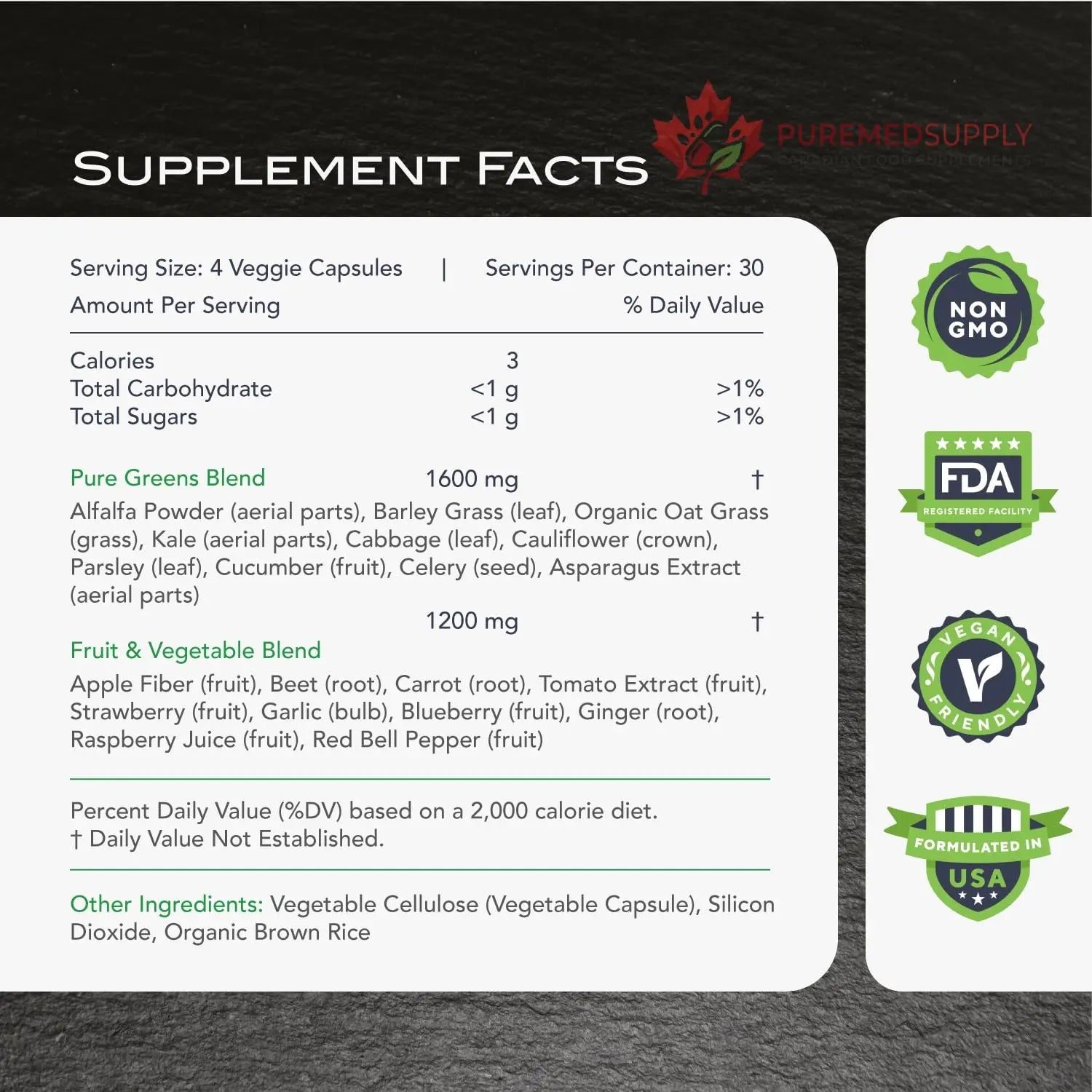 KaraMD Pure Nature Greens Whole Food Supplement & Revive Reds Polyphenol Energy Booster | Antioxidants, Shilajit & Enzymes | Vegan Friendly, Gluten Free, Non-GMO (30 Servings) KaraMD buy supplements canada