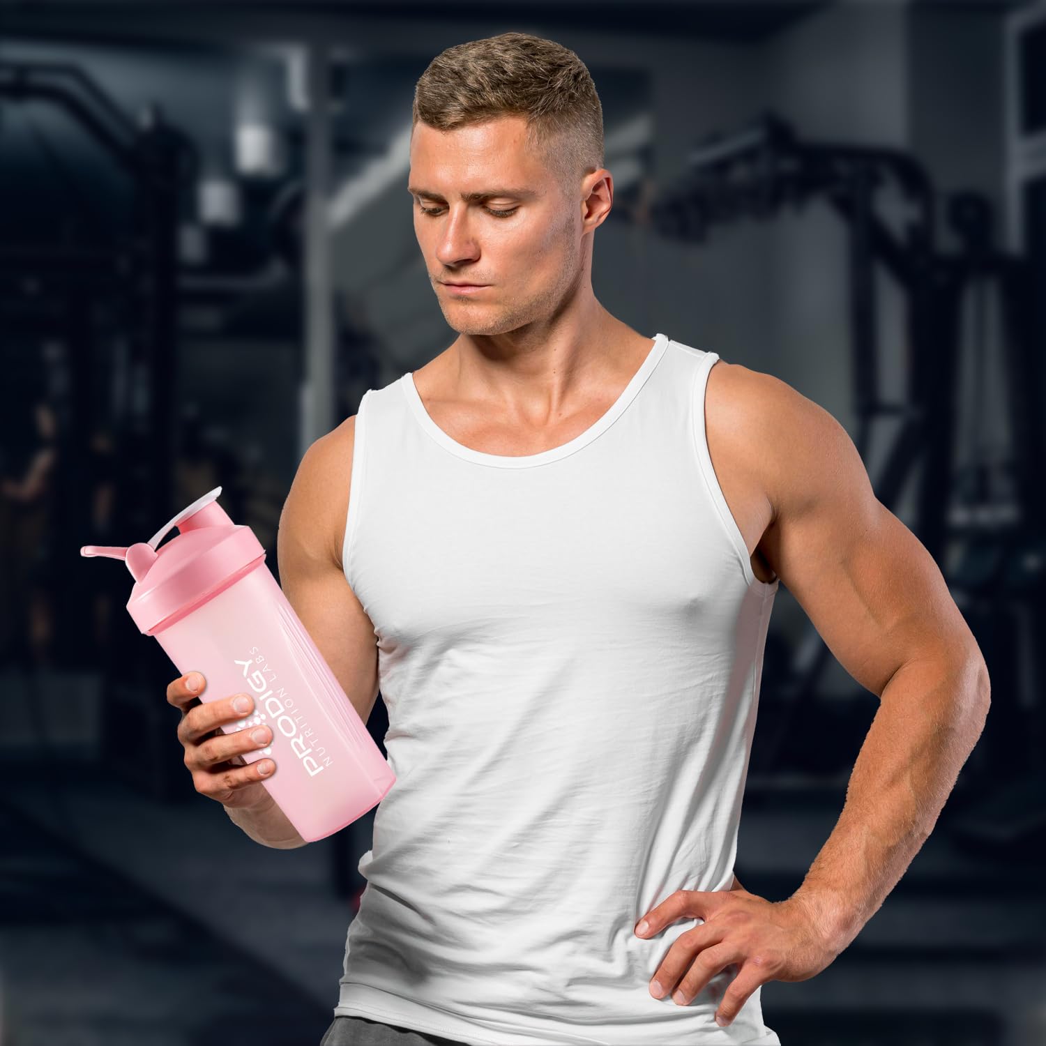 Protein Shaker 20oz Large Shaker Bottle Perfect for Workout Supplements, Protein powder Prodigy Nutrition Labs buy supplements canada