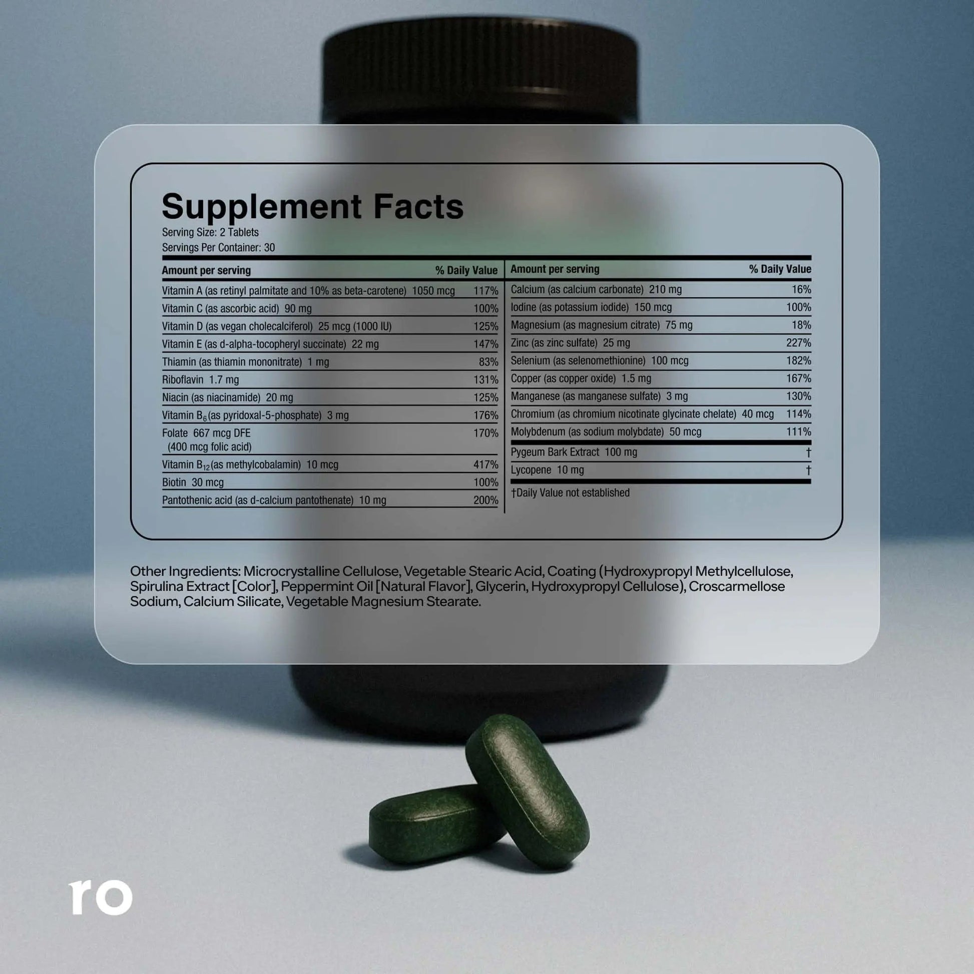 Ro Daily Multivitamin for Men | Supports Physical Activity, Brain + Heart Health, and Immune System with 23 Key Nutrients Including Calcium Ro buy supplements canada