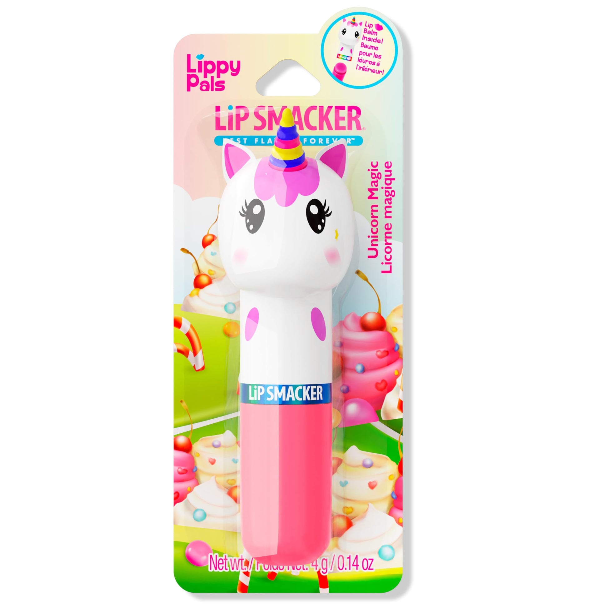 Lip Smacker Lippy Pals Unicorn, Flavored Moisturizing & Smoothing Soft Shine Lip Balm, Hydrating & Protecting Fun Tasty Flavors, Cruelty-Free & Vegan - Unicorn Magic Lip Smacker buy supplements canada