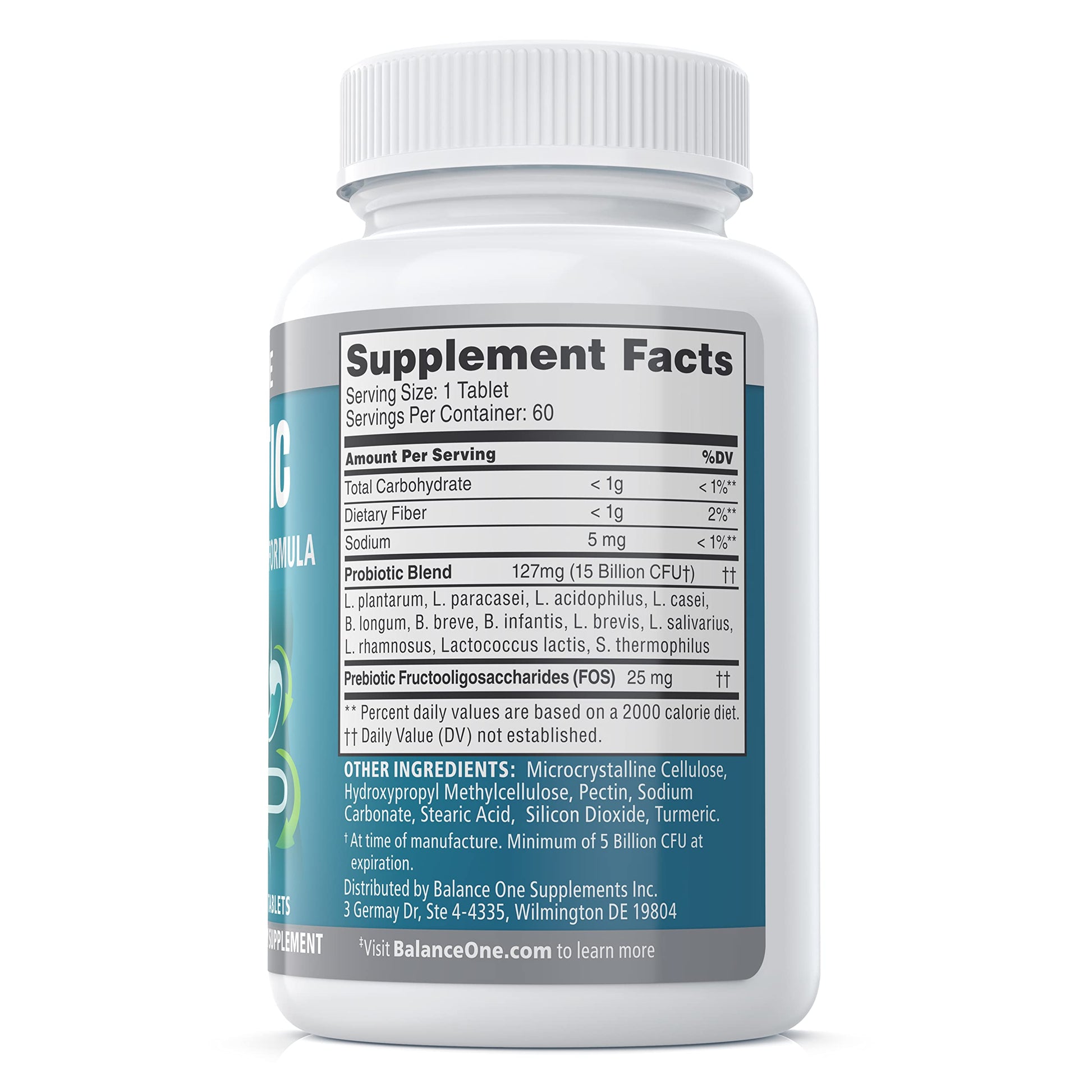 Balance ONE Time Release Probiotic – 15 Billion CFU – 12 Strains Including L. Plantarum – 15x More Survival Than Capsules – Bloating & Gas Relief – Gut & Digestive Health for Women & Men – 60 Tablets Balance ONE buy supplements canada