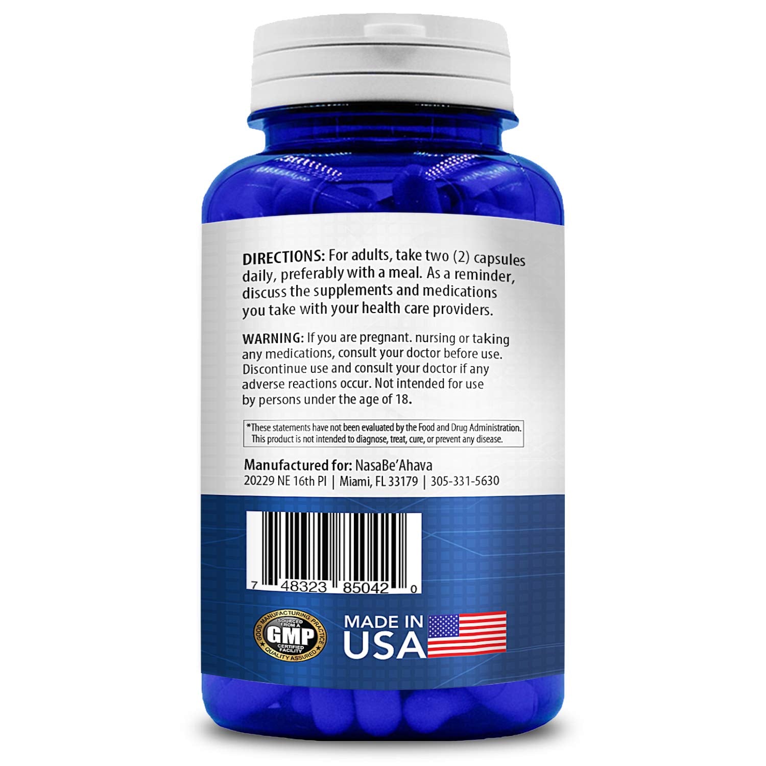 NASA Beahava 100% Pure Resveratrol - 1000mg Per Serving Max Strength (180 Capsules) NasaBeahava buy supplements canada