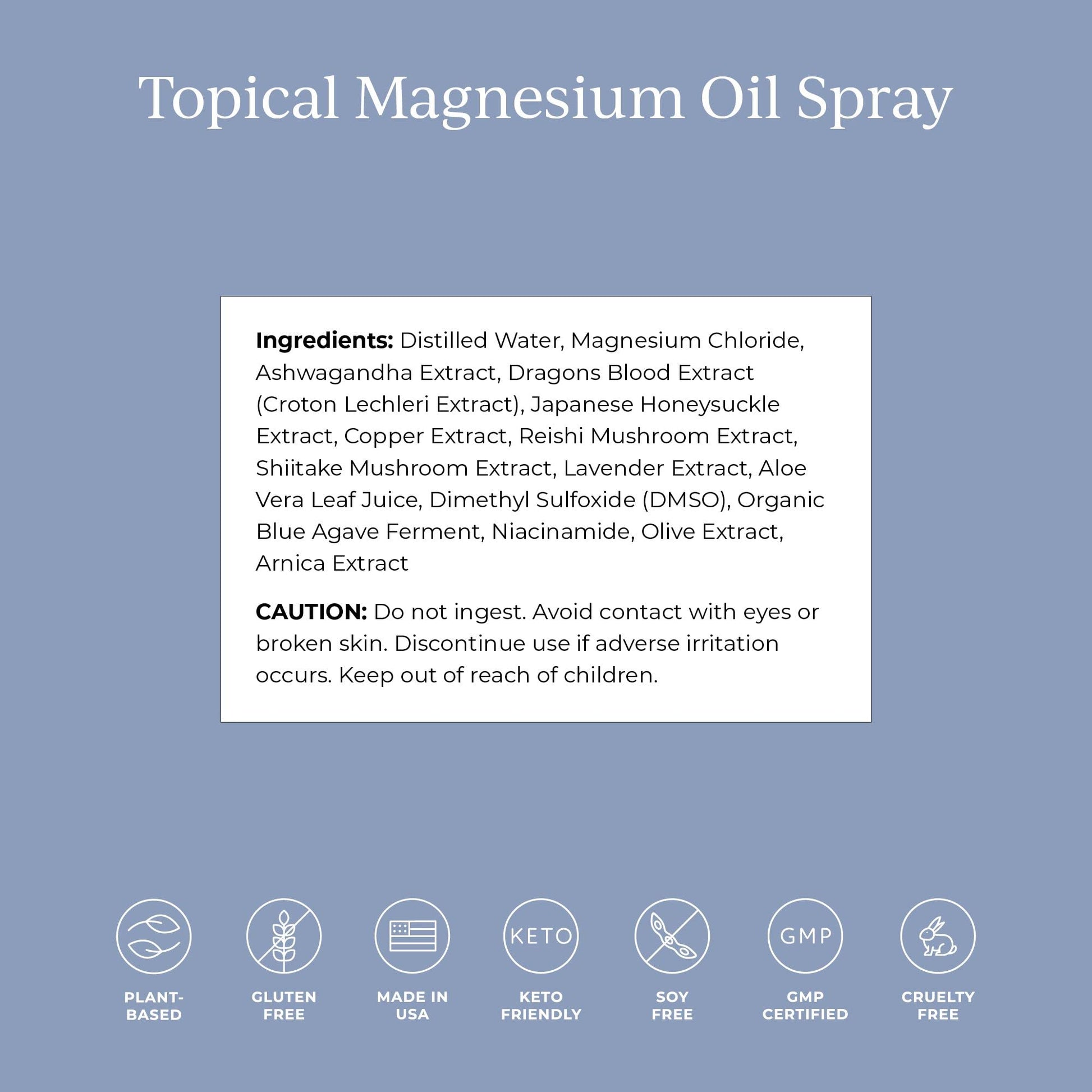 CYMBIOTIKA Topical Magnesium Oil Spray for Body, USA Made, Supplement for Leg Cramps, Muscle, Joint Health & Sleep Support, Includes Magnesium Chloride, Lavender Extract, Aloe Vera - Skin Applicator CYMBIOTIKA buy supplements canada