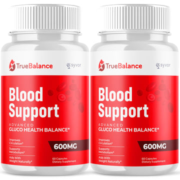 (2 Pack) True Balance Capsules, Official TrueBalance Glycogen Support Pills with All Natural Ingredients, Advanced Formula Support Supplement with Max Strength Vitamins for Women & Men (120 Capsules) Syvor buy supplements canada
