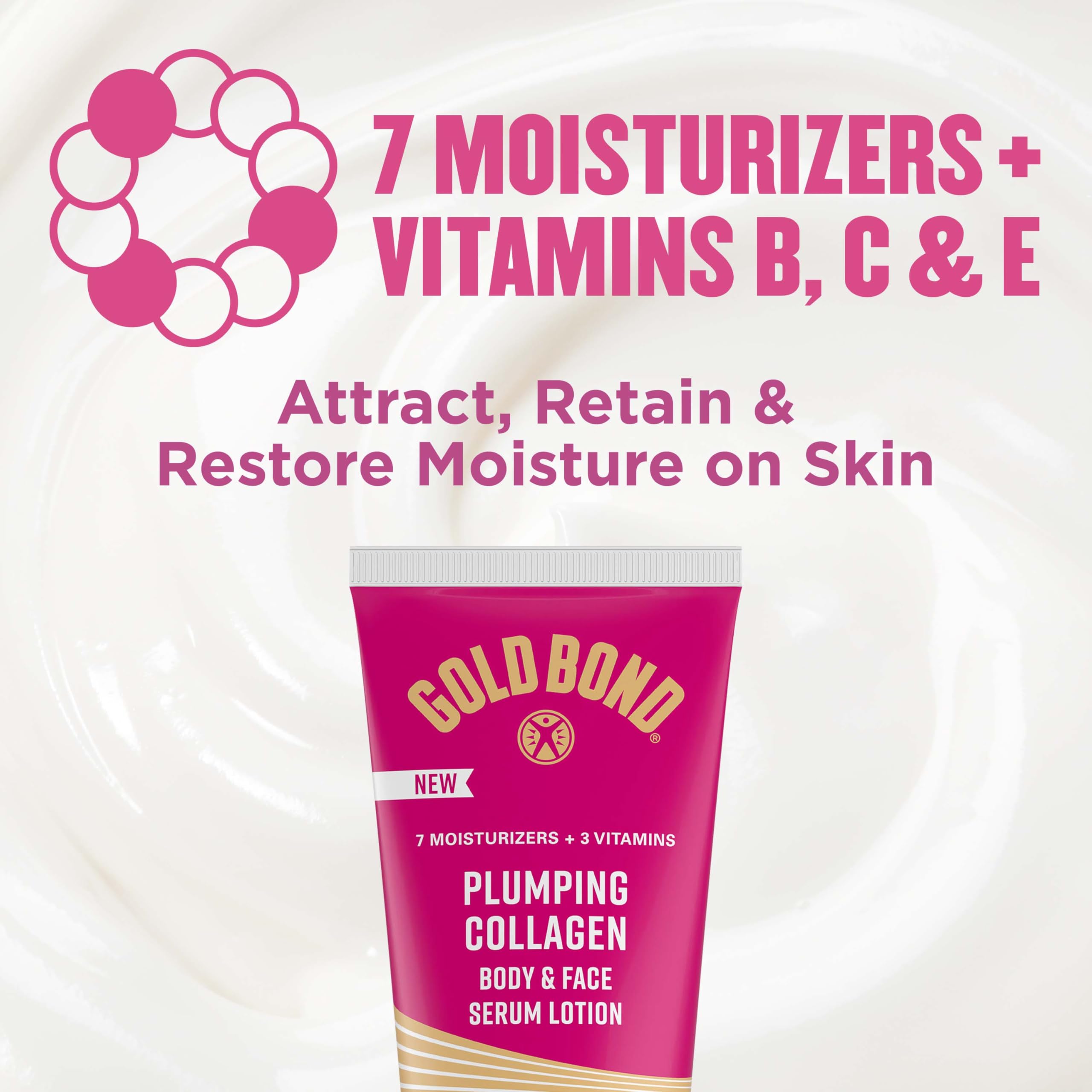 Gold Bond Plumping Collagen Body & Face Serum Lotion, Lightweight Hydrating Moisturizer with Collagen Peptide Complex Gold Bond buy supplements canada