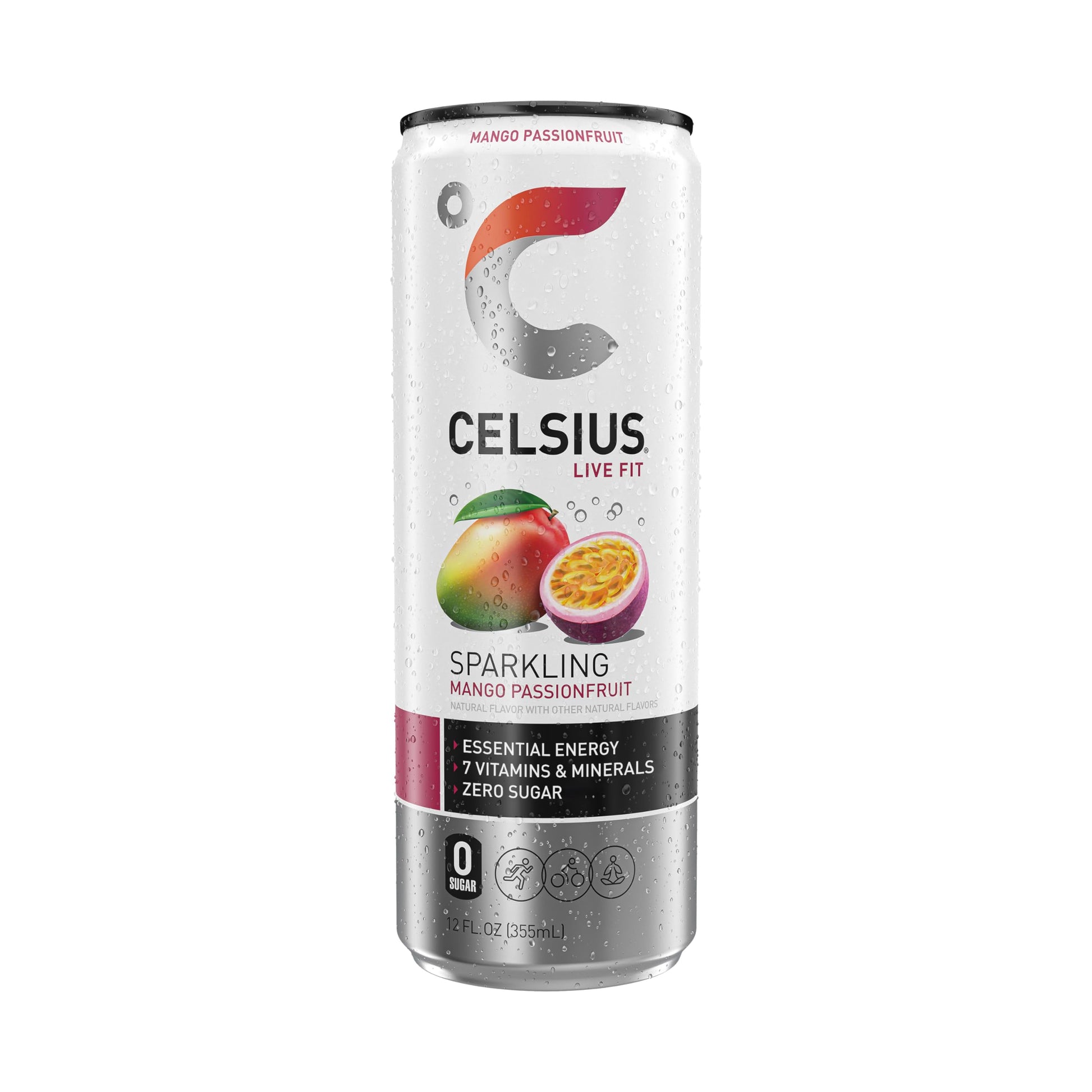 CELSIUS Sparkling Mango Passionfruit, Functional Essential Energy Drink 12 Fl Oz CELSIUS buy supplements canada
