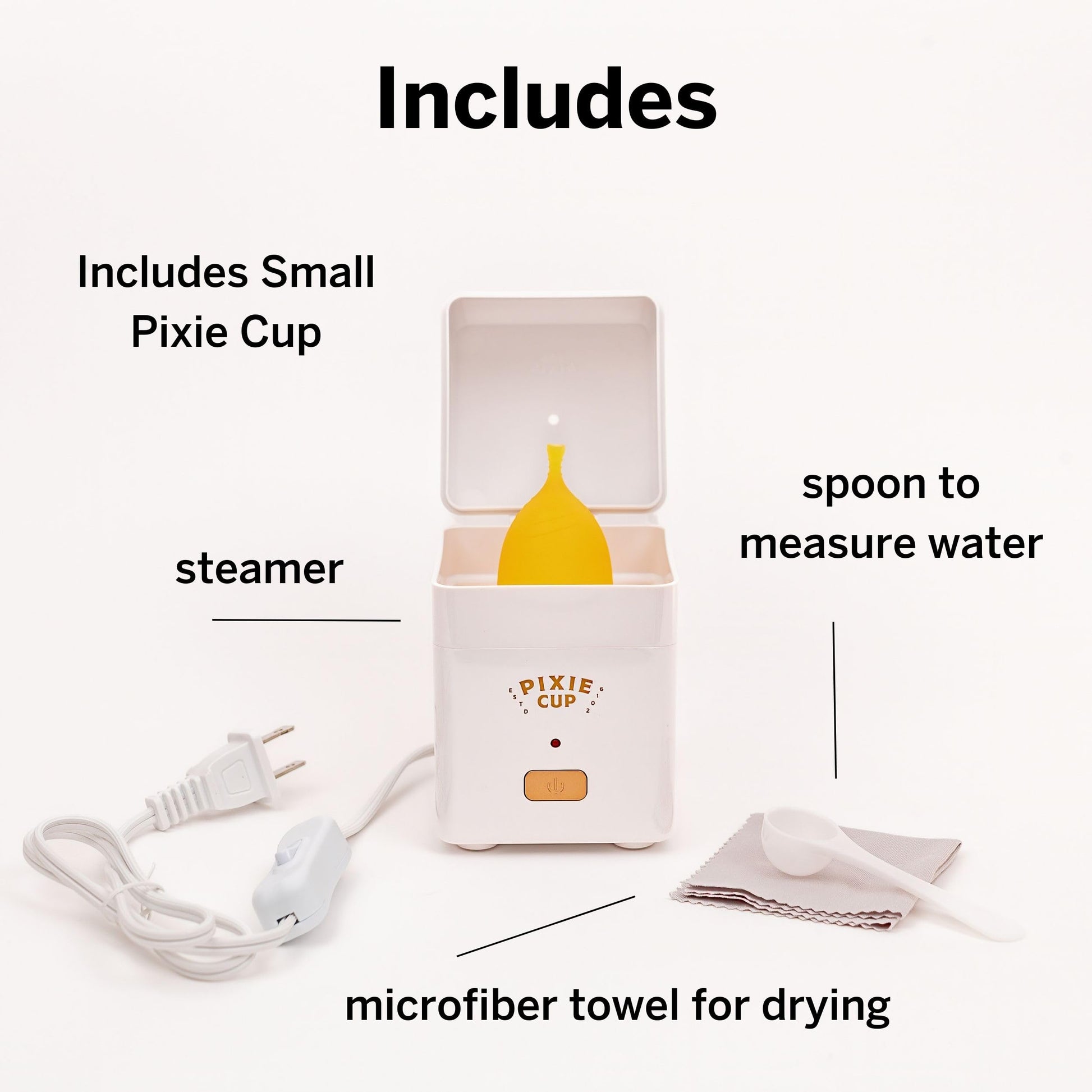 Pixie Menstrual Cup Steamer Sterilizer with A Small Period Cup - Ranked 1 for Most Comfortable Reusable Pixie Cup buy supplements canada