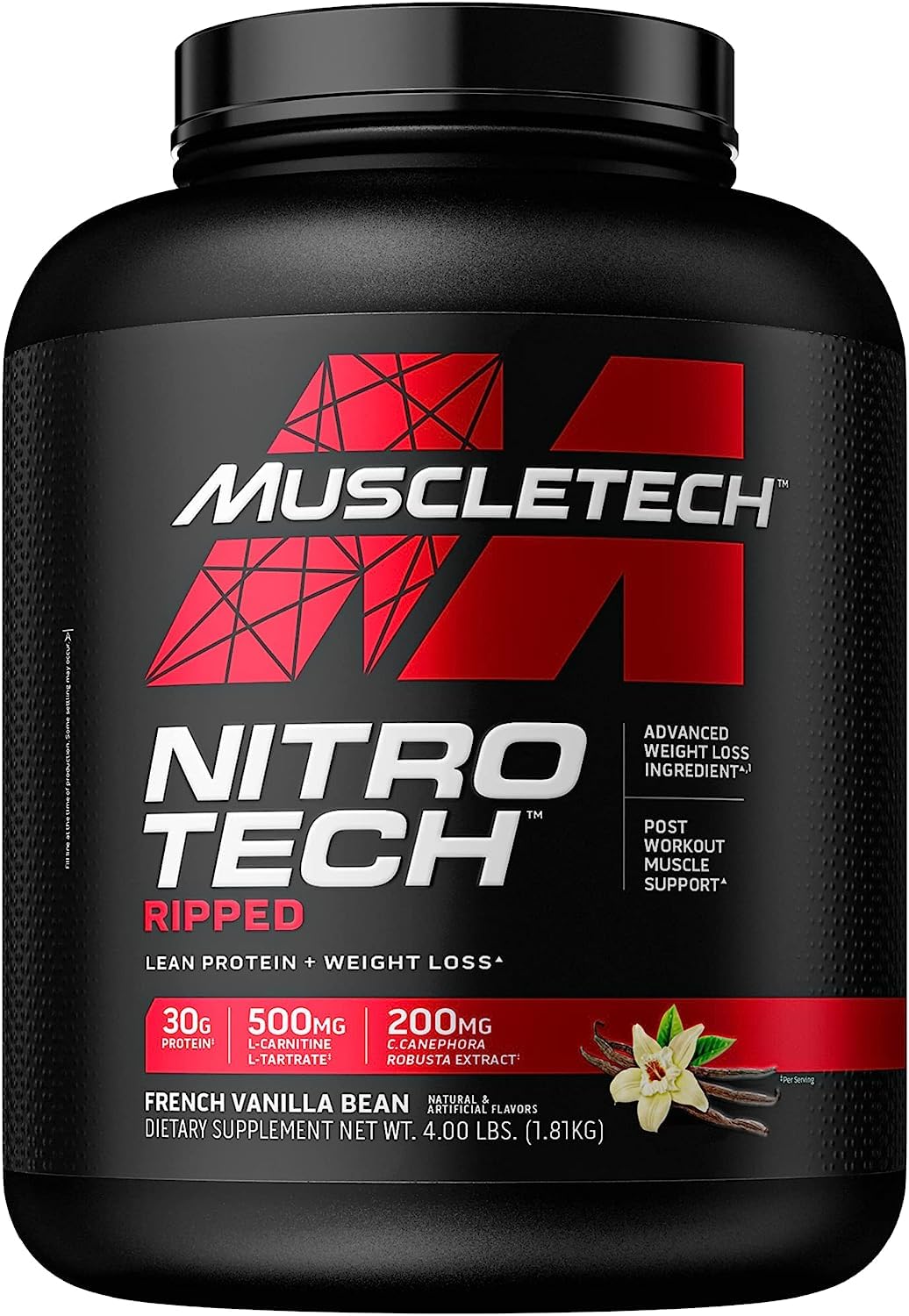 MuscleTech Nitro-Tech Ripped | Lean Whey Protein Powder/Isolate & Platinum Multivitamin MuscleTech buy supplements canada