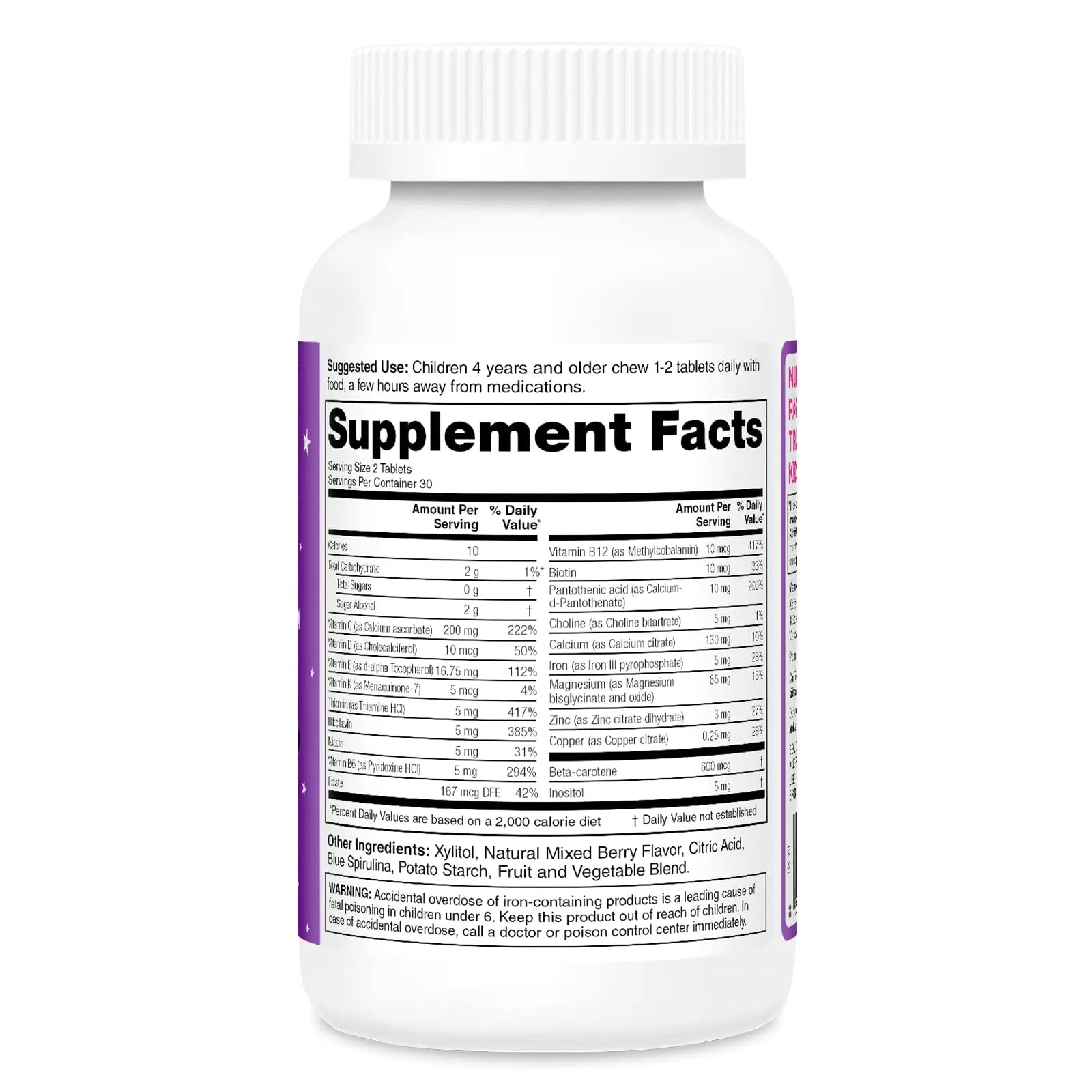 KidStar Nutrients StarMulti, Chewable Multivitamin and Multimineral Tablets for Kids, Plus Organic Fermented Whole Foods KidStar Nutrients buy supplements canada