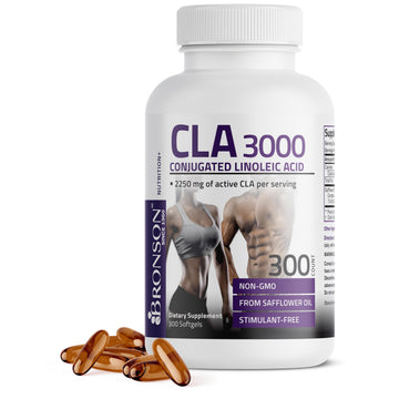 Bronson CLA 3000 Extra High Potency Supports Healthy Weight Management Lean Muscle Mass Non-Stimulating Bronson buy supplements canada