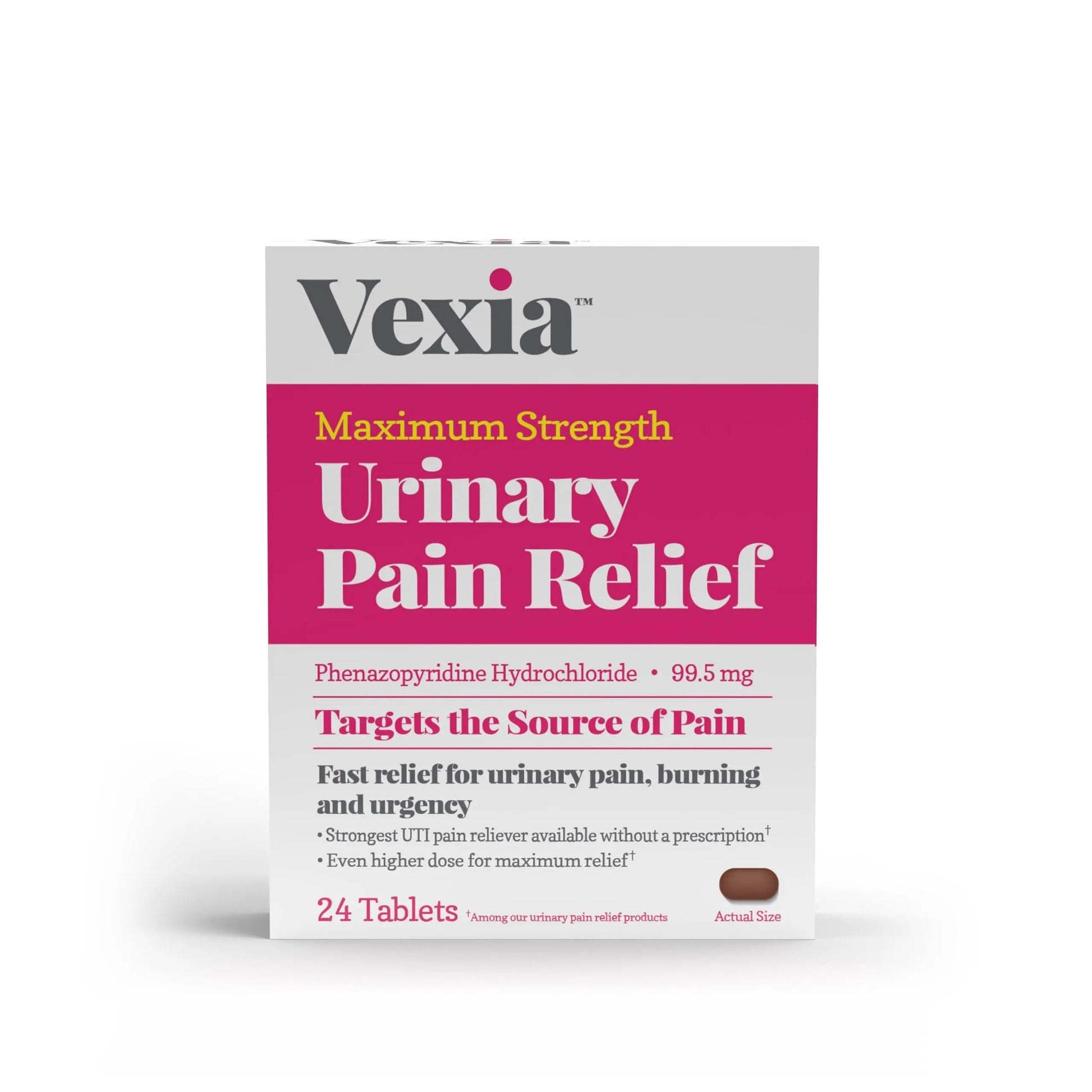 Vexia Maximum Strength Urinary Pain Relief 24ct Vexia buy supplements canada