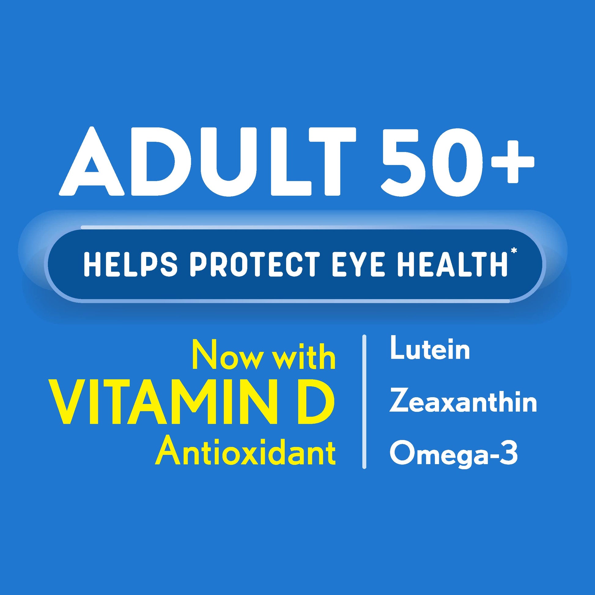 Ocuvite 50+ Eye Vitamin & Mineral Supplement, Multivitamin for Vision & Ocular Health with Omega-3, Zinc, Vitamins C & E, Lutein & Zeaxanthin, Zinc Supplements for Women and Men, 50 Softgels Ocuvite buy supplements canada