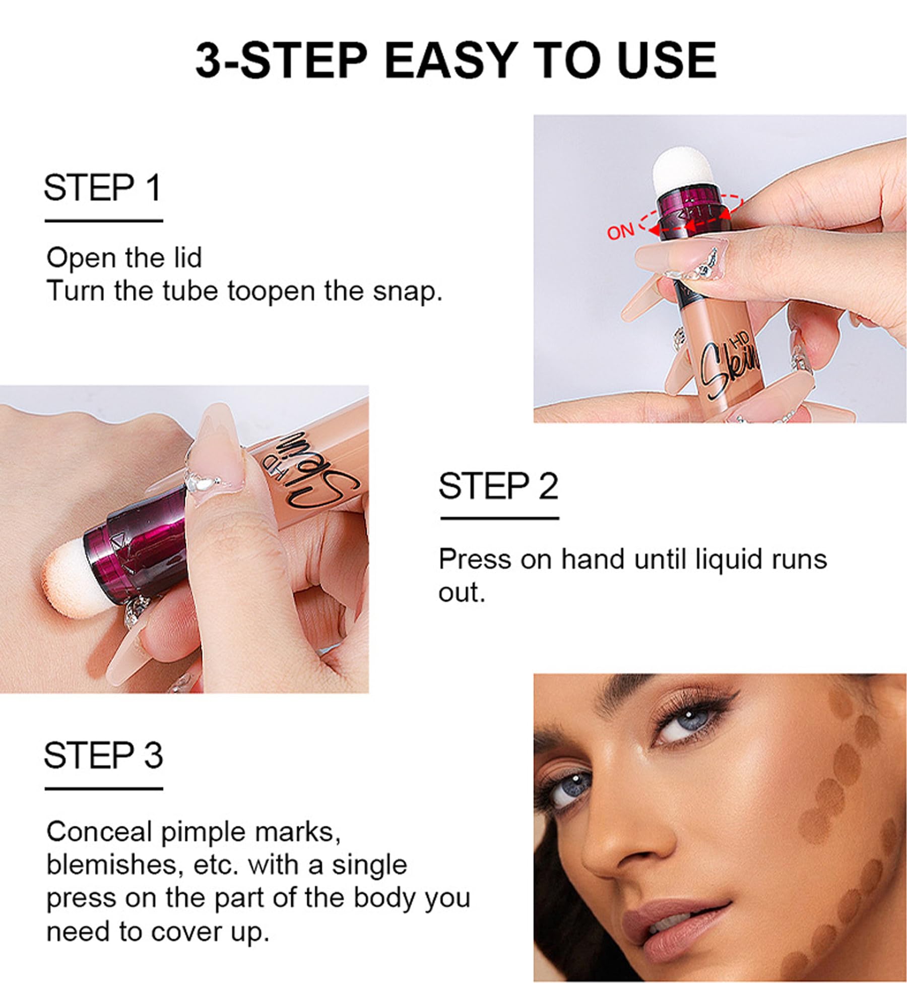 Concealer Stick Foundation Concealer Moisturizing Hydration Brightening Skin Tone Concealer Oil Control Waterproof With Applicator Cushion RHSEDD buy supplements canada