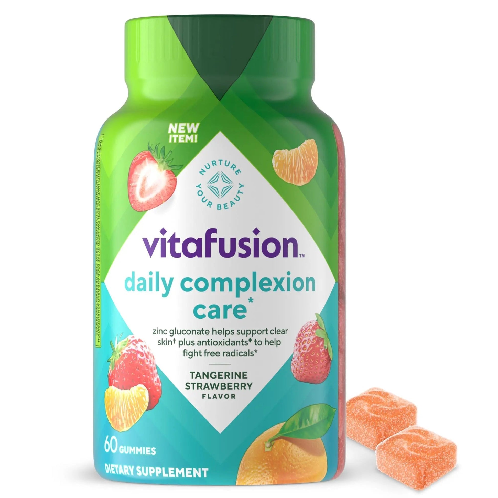 vitafusion Daily Complexion Care (1), Beauty Supplement Helps Support Clear Skin (1) (2) with Zinc Gluconate, Plus Vitamins E & C Vitafusion buy supplements canada