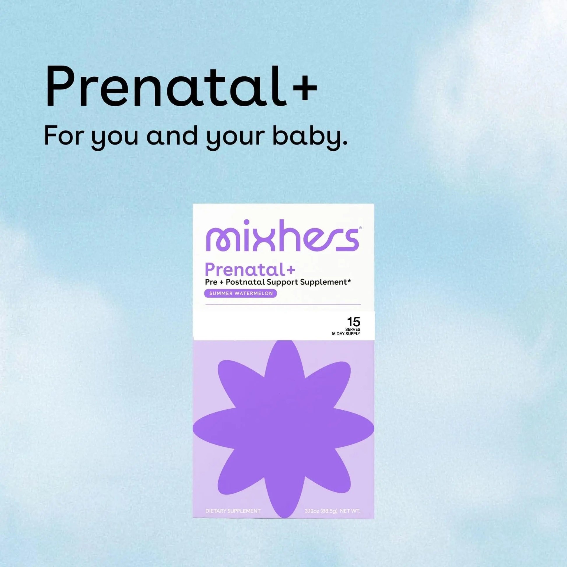 Mixhers Herbaby Pre- & Post-Natal Supplement - Liquid Multivitamin Drink Mix - With Iron, Choline & Methylated Folate MIXHERS buy supplements canada