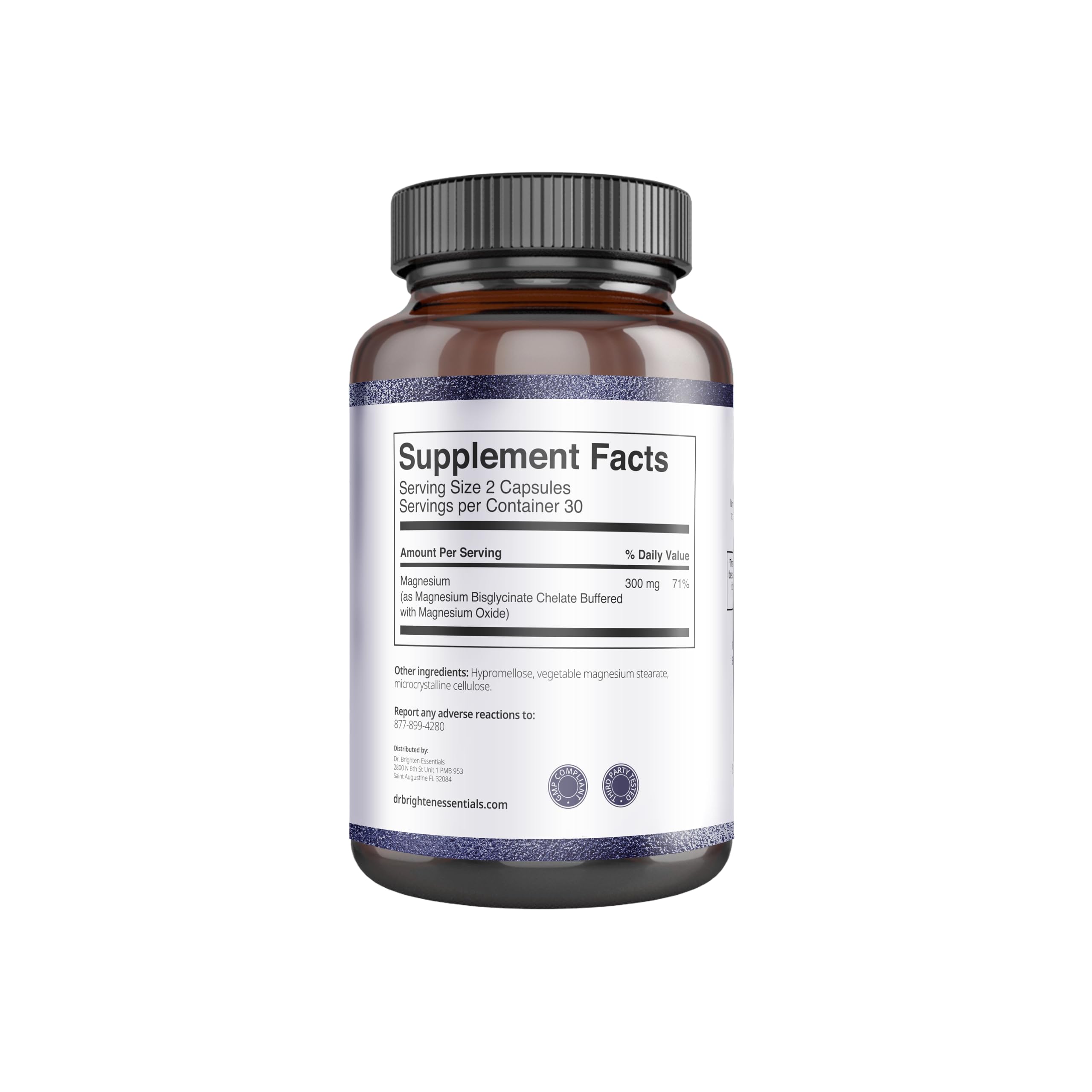 Dr. Brighten Magnesium Plus (as Magnesium Bi-glyncinate) - Beneficial in Maintaining a Healthy Mood, Sleep, Hormone Balance and Reducing Symptoms of PMS and Menstrual Cramps Dr. Brighten buy supplements canada