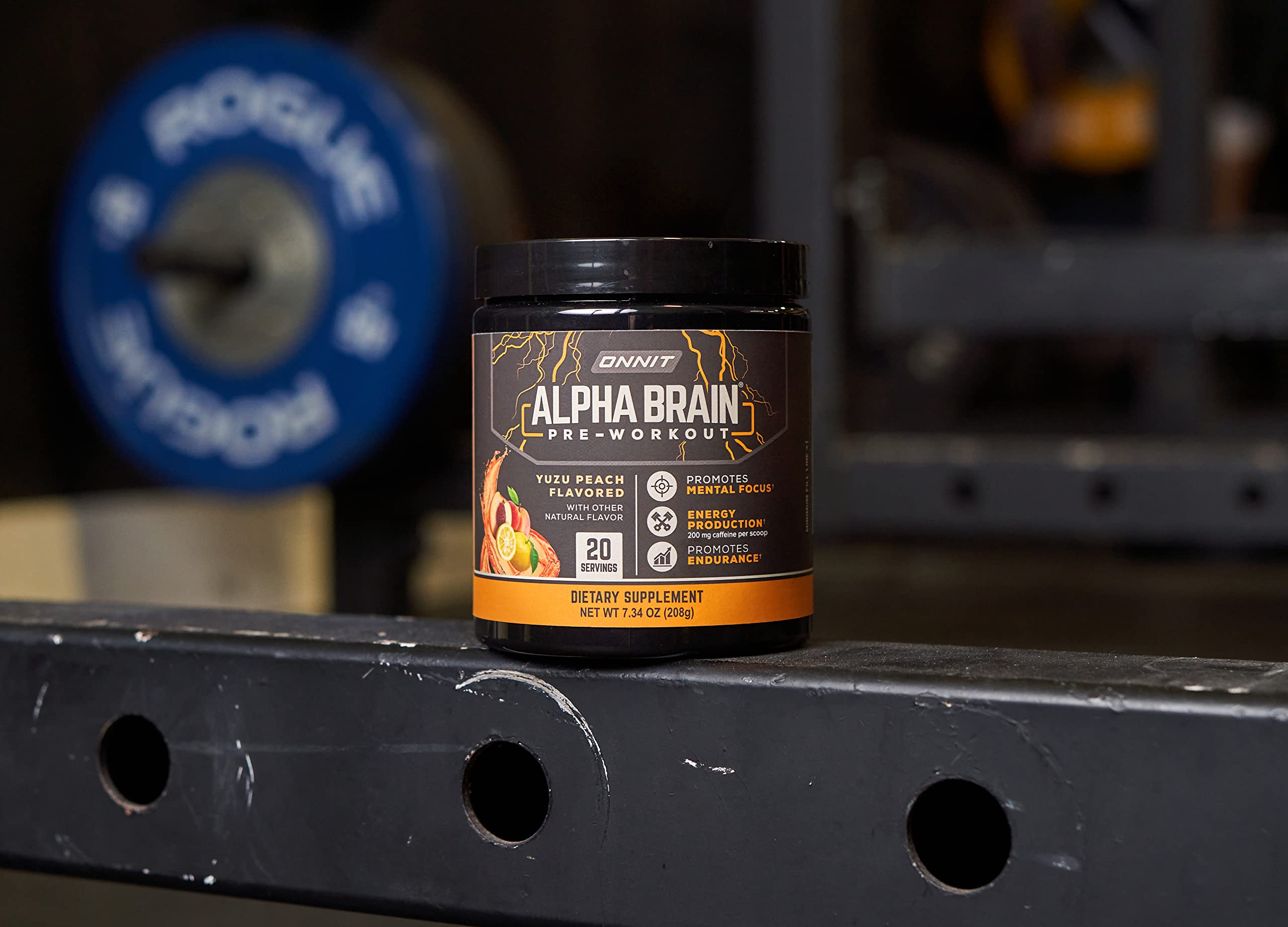 ONNIT Alpha Brain Pre-Workout - Yuzu Peach (20 Serving Tub) ONNIT buy supplements canada