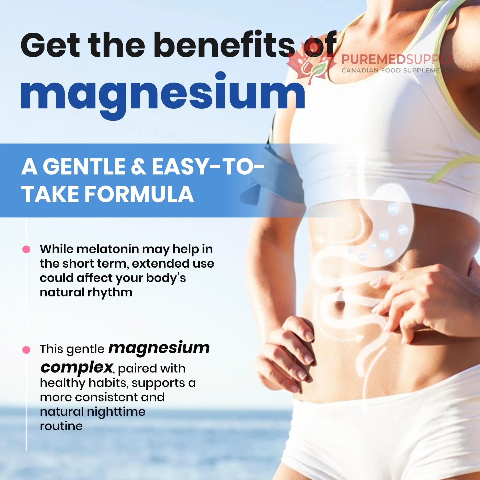 VEV DeepCalm Magnesium Complex for Women – 15-in-1 Glycinate & Citrate Capsules with Ashwagandha & L-Theanine – 120 Vegan Capsules VEV buy supplements canada