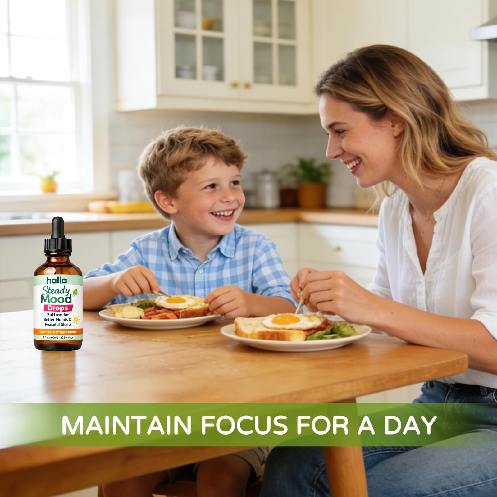 ReviveNerve Halla Steady Mood Drops, with Pine Bark Extract, Orange-Vanilla Flavor - Promotes Mood, Focus, Attention & Sleep Support - Liquid Drops(1pcs) ReviveNerve buy supplements canada