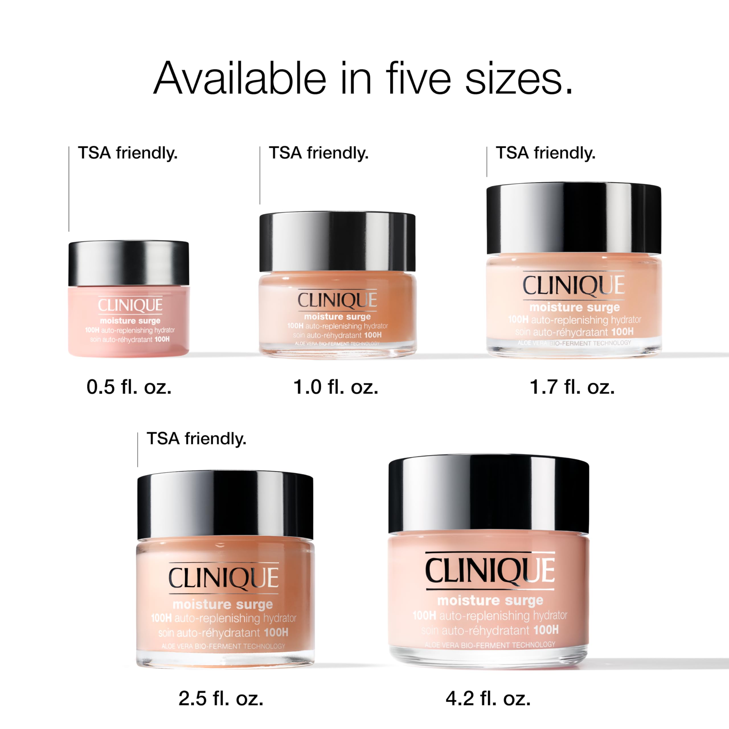 Clinique Moisture Surge 100H Auto-Replenishing Hydrator Oil Free Face Moisturizer | With Hyaluronic Acid, Aloe Bioferment and Vitamins C + E Clinique buy supplements canada