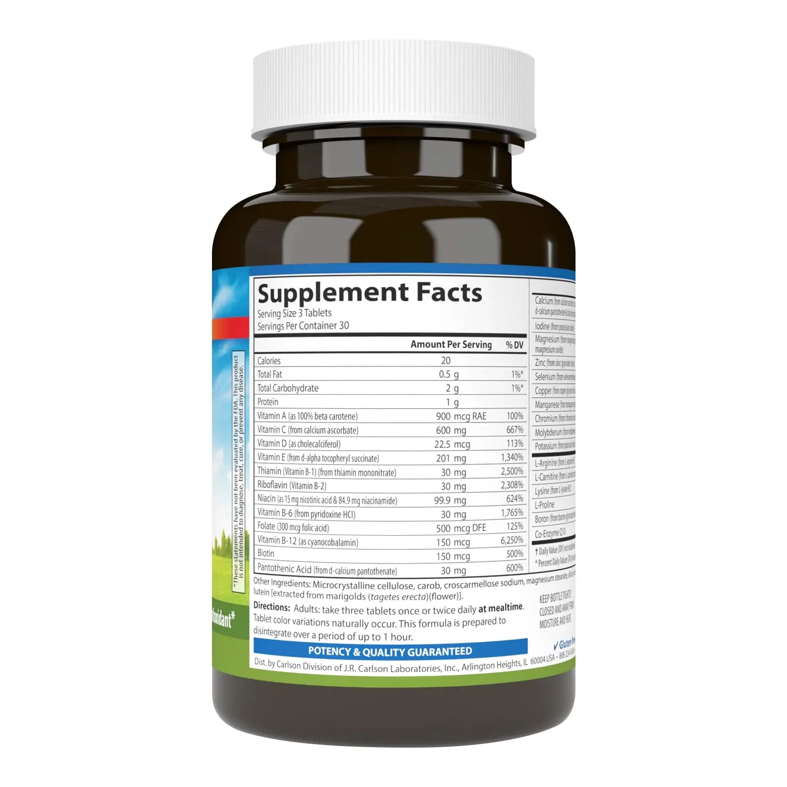 Carlson - Cardio Complete, Advanced Multivitamin, Heart Health, Circulatory Support, 90 Tablets Carlson buy supplements canada
