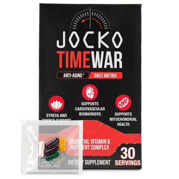 Jocko Fuel TIME WAR - Multivitamin for Men & Women. NAD Supplement for Healthy Aging, Heart, Bone, & Eye Health. Essential Vitamins and Minerals Jocko Fuel buy supplements canada
