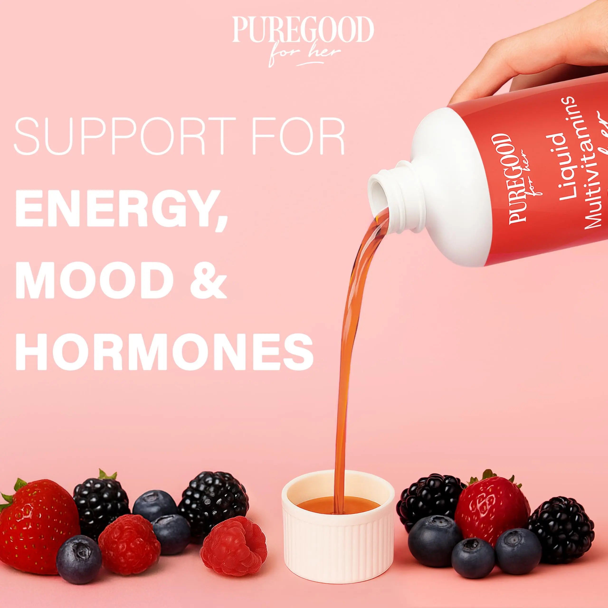 PureGood Women’s Liquid Multivitamin | 70+ Nutrients, Superfoods & Omegas | High Absorption Daily Supplement | PureGood buy supplements canada