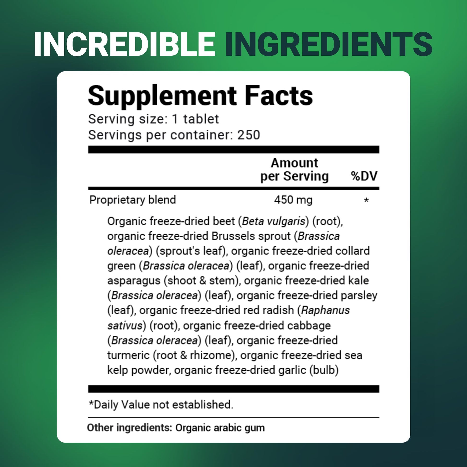 Dr. Berg's Greens Superfood Cruciferous Vegetable Tablets - Vegetable Supplements for Adults w/ 11 Phytonutrient Super Greens Tablets - Energy, Immune System & Liver Veggie Tablets - 250 Tablets Dr. Berg Nutritionals buy supplements canada