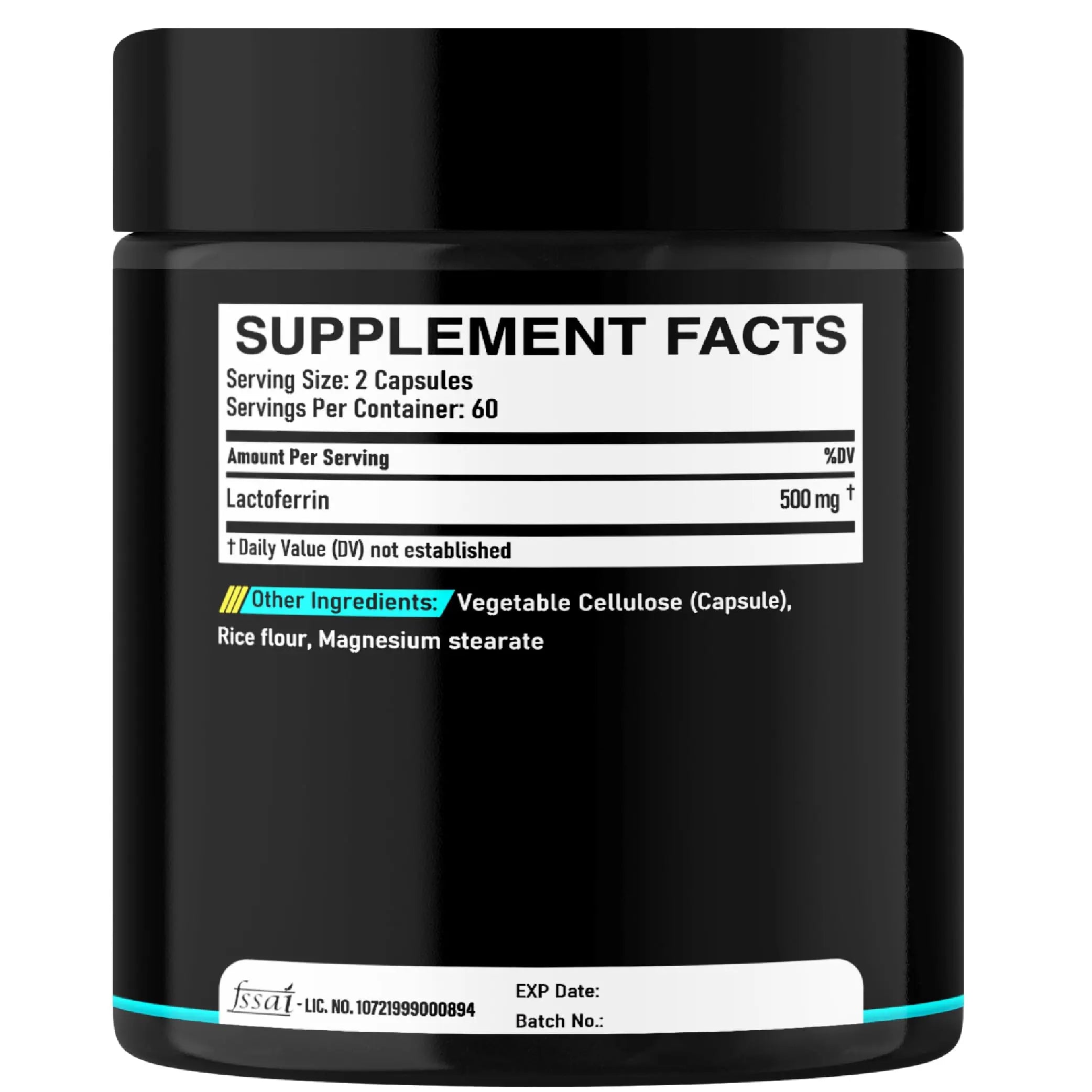 DEDICAD 500Mg Lactoferrin Supplement - 120 Capsules for 2-Month Supply DEDICAD buy supplements canada