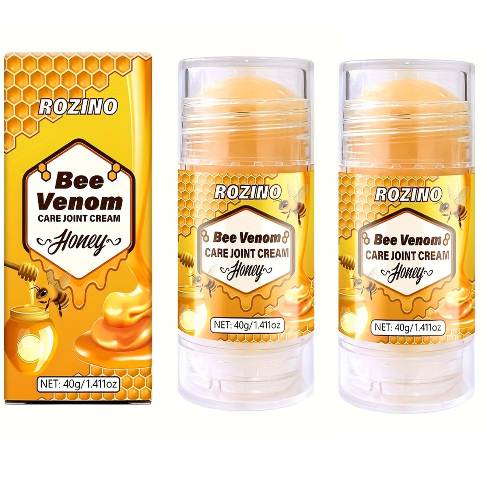 xiaoks 2PACK Bee Venom Care Joint Cream with Honey, 40g (1.411oz) - Natural Formula for Joint Comfort, Easy Application, Lightweight & Non - Greasy, Supports Joints with Daily Wear and Tear (2) xiaoks buy supplements canada