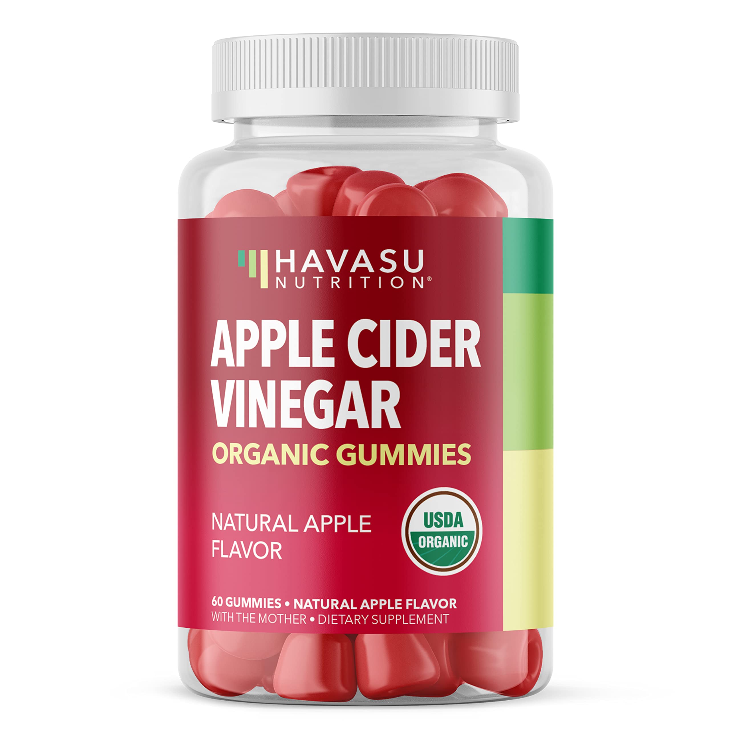 Organic Apple Cider Vinegar Gummies Detox | The Mother Enzyme | ACV Gummy HAVASU NUTRITION buy supplements canada