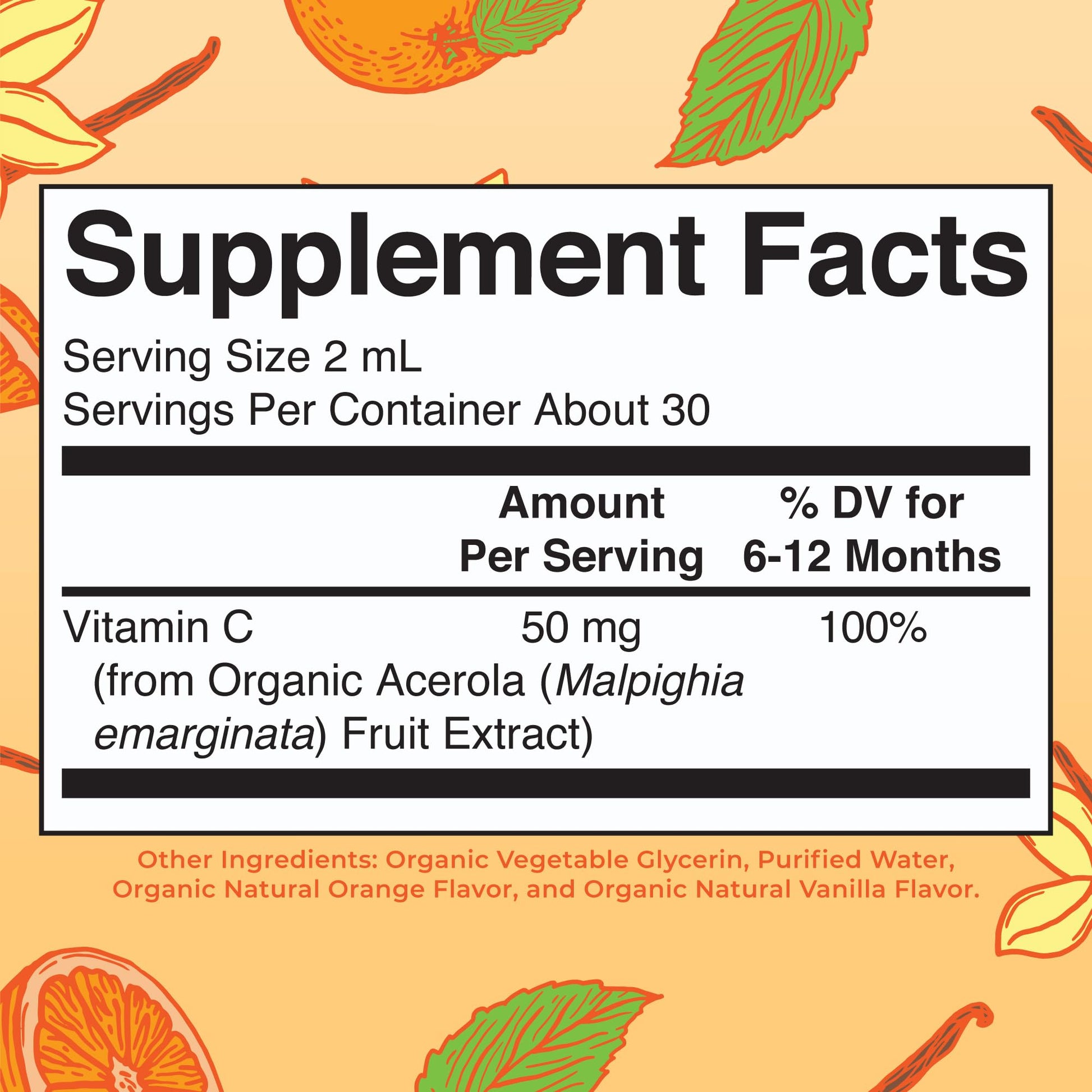 MaryRuth Organics Infant & Baby Vitamin C Supplement | USDA Organic Vitamin C Liquid Drops for Infants | Ages 6-12 Months | Immune Support | Overall Health | Vegan | Non-GMO | Gluten Free | 2 Fl Oz MARYRUTH'S buy supplements canada