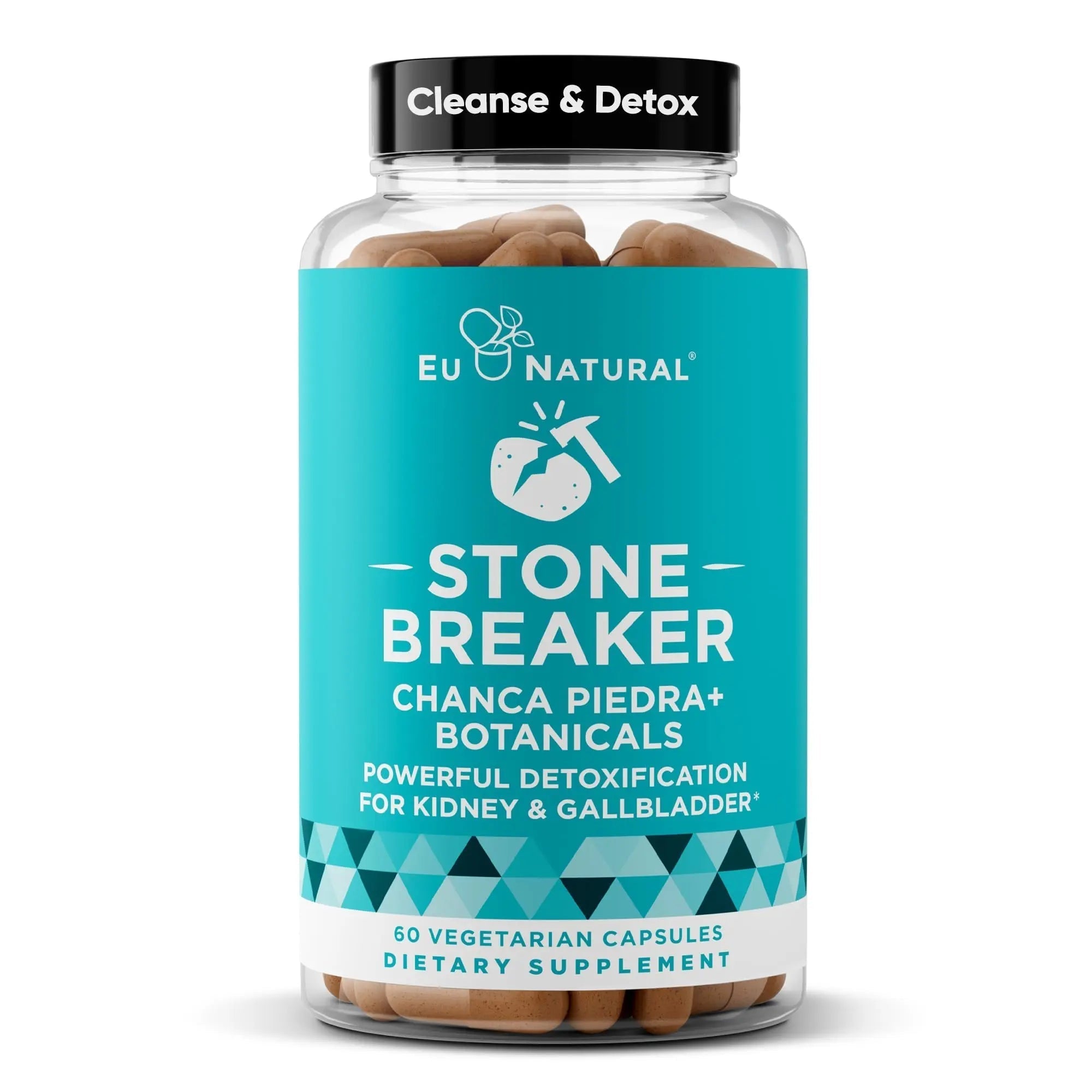 Chanca Piedra Stone Breaker - The Original Stone Breaking Formula with Celery Seed & Parsley - Supports Kidney, Gallbladder & Urinary Tract Cleansing to Help Flush Impurities - 60 Vegetarian Capsules Eu Natural buy supplements canada