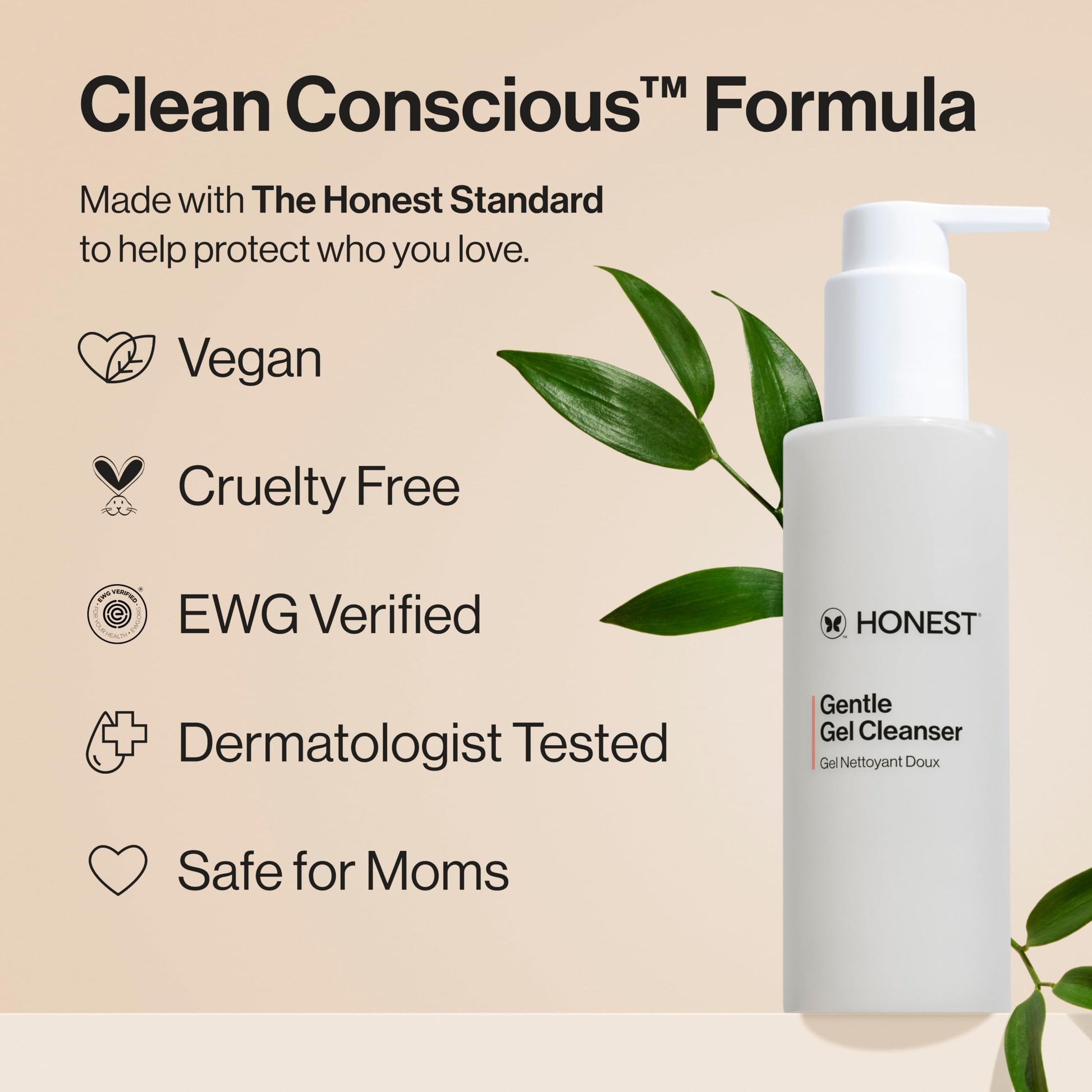Honest Beauty Gentle Gel Daily Face Cleanser, Calms, Refreshes, Hydrates, Vegan Safe for Sensitive Skin, 5 fl oz Honest Beauty buy supplements canada
