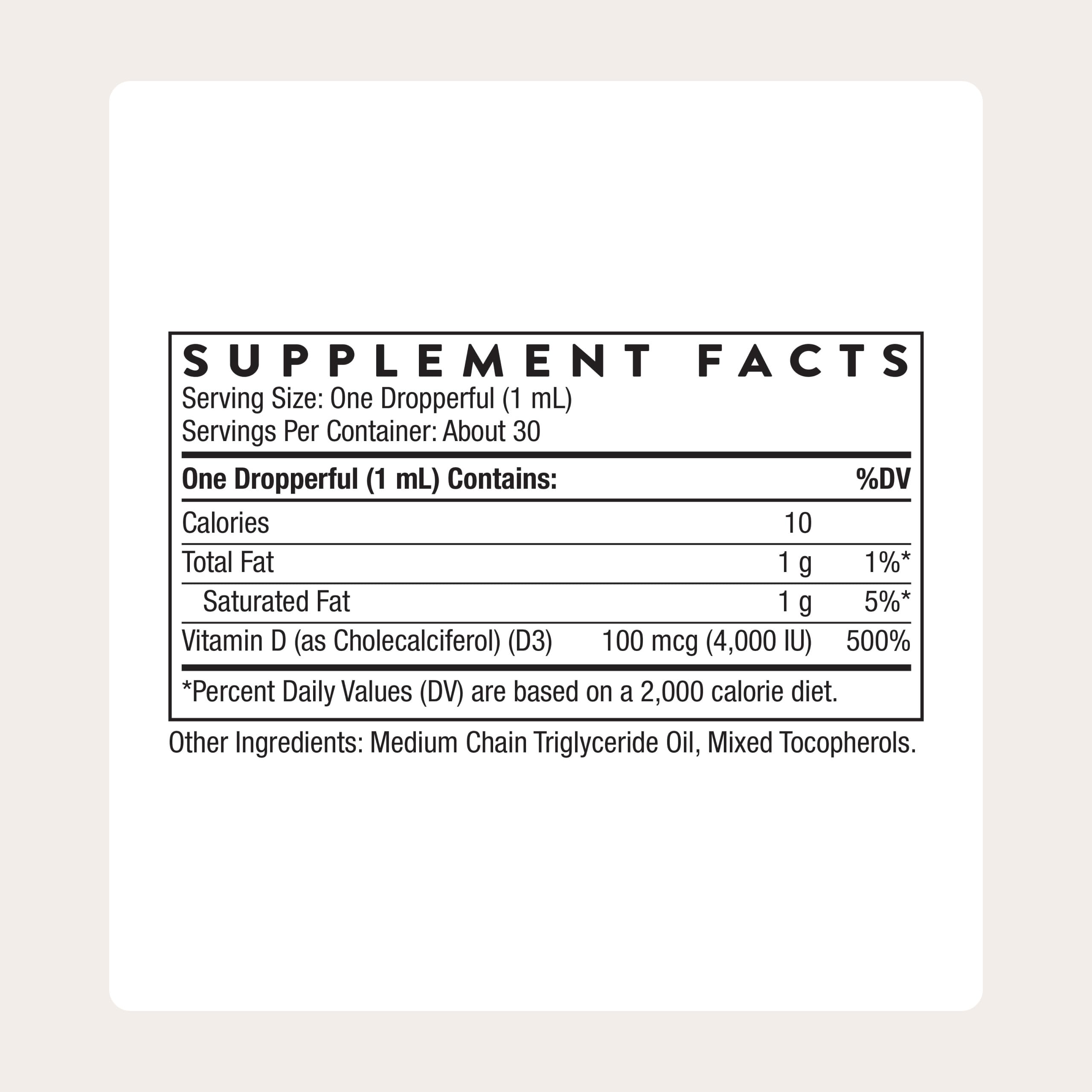 THORNE - Vitamin D3 with a Metered Dispenser - Liquid Vitamin D Vegan Supplement - Supports Healthy Bones, Teeth, Muscles, Cardiovascular & Immune Function* - 4,000 IU - 1 Fl Oz (30 mL) - 30 Servings THORNE buy supplements canada