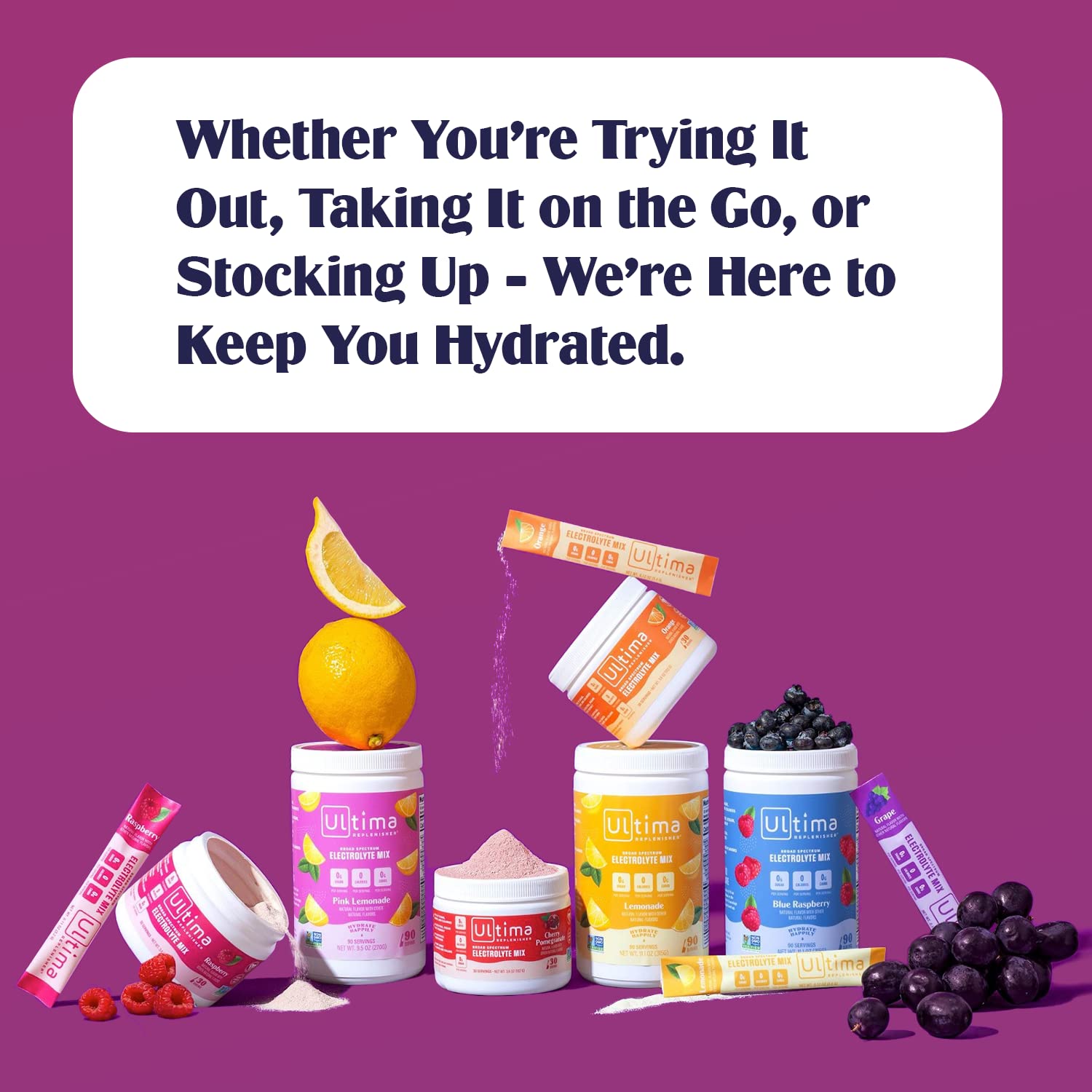 Ultima Replenisher Hydration Electrolyte Powder- 30 Servings- Keto & Sugar Free Ultima Replenisher buy supplements canada