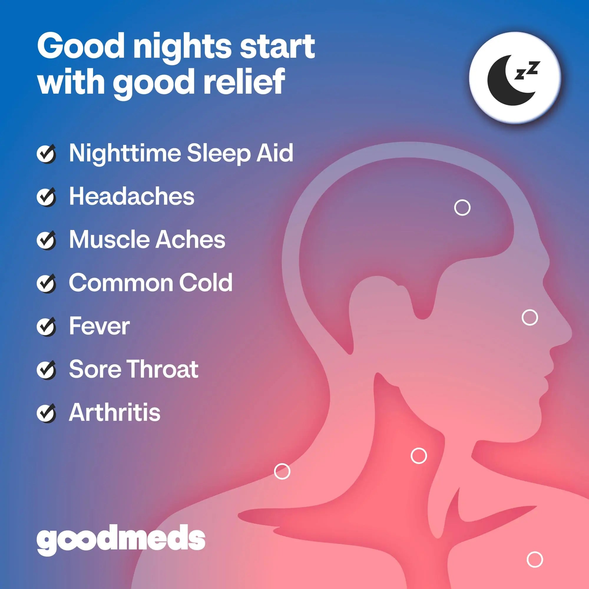 GoodMeds Compare to Tylenol PM PM Pain Reliever & Sleep Aid, Generic Acetaminophen 500mg, Fast-Acting, Extra Strength for Headaches, Migraines, Aches | Non-Habit Forming (375 Count) GoodMeds buy supplements canada
