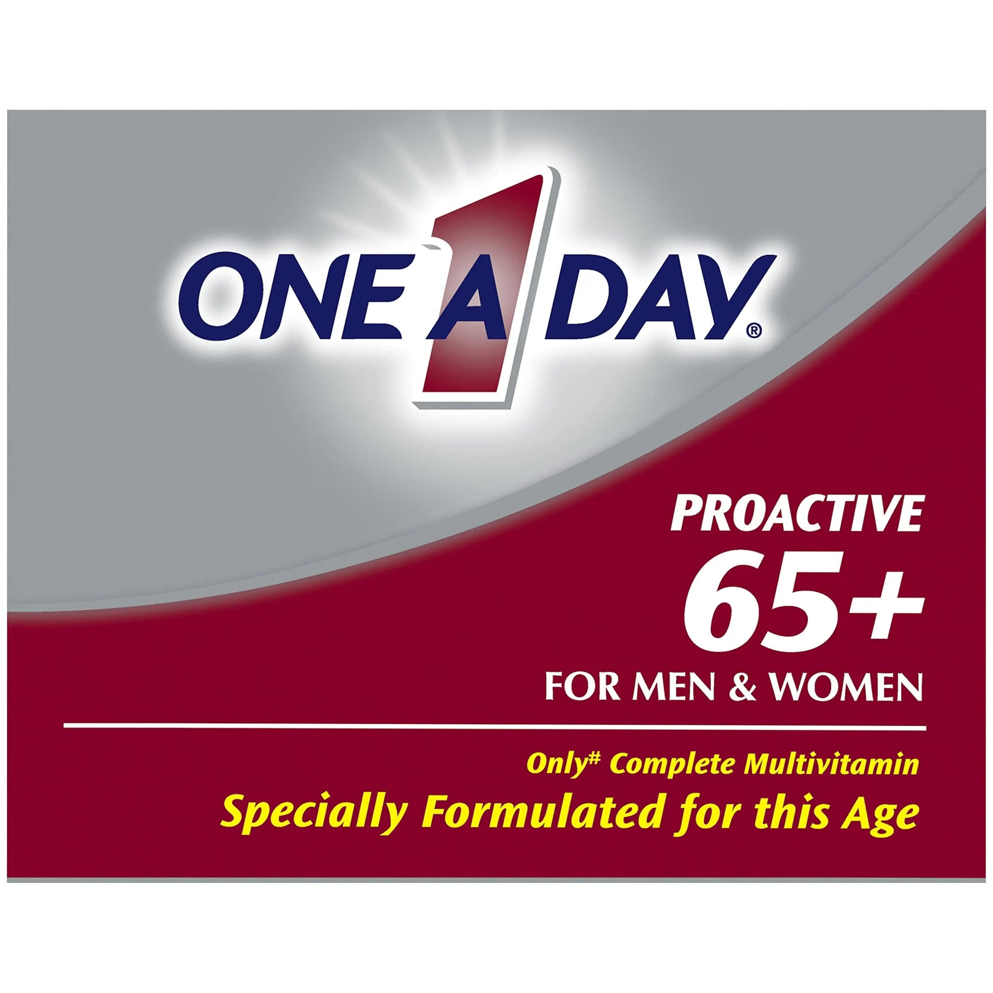 ONE A DAY Proactive 65+, Mens & Womens Multivitamin, Supplement with Vitamin A, Vitamin C, Vitamin D, and Zinc for Immune Health Support ONE A DAY buy supplements canada