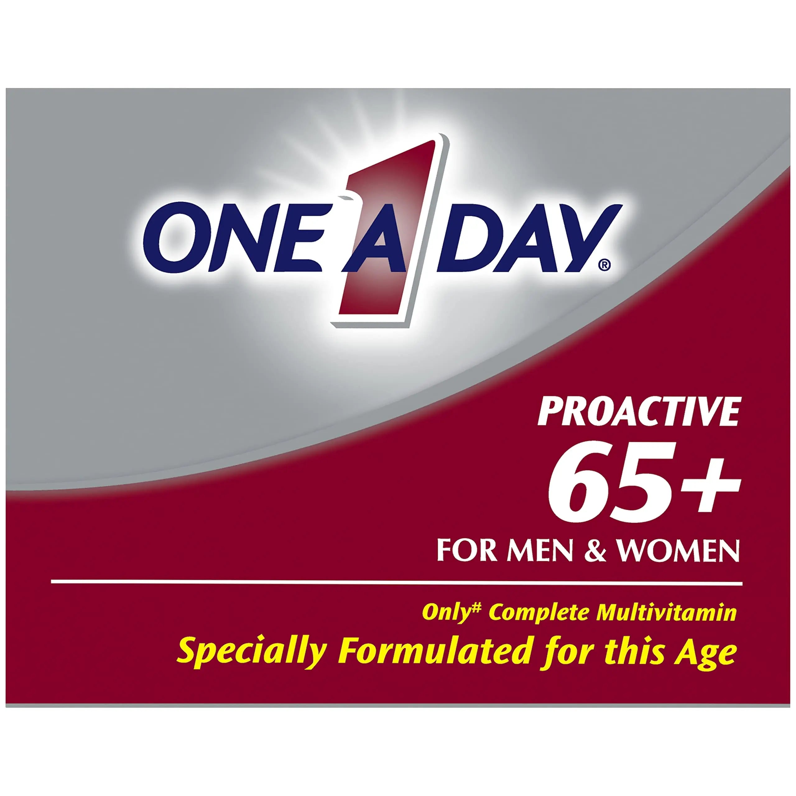 ONE A DAY Proactive 65+, Mens & Womens Multivitamin, Supplement with Vitamin A, Vitamin C, Vitamin D, and Zinc for Immune Health Support ONE A DAY buy supplements canada