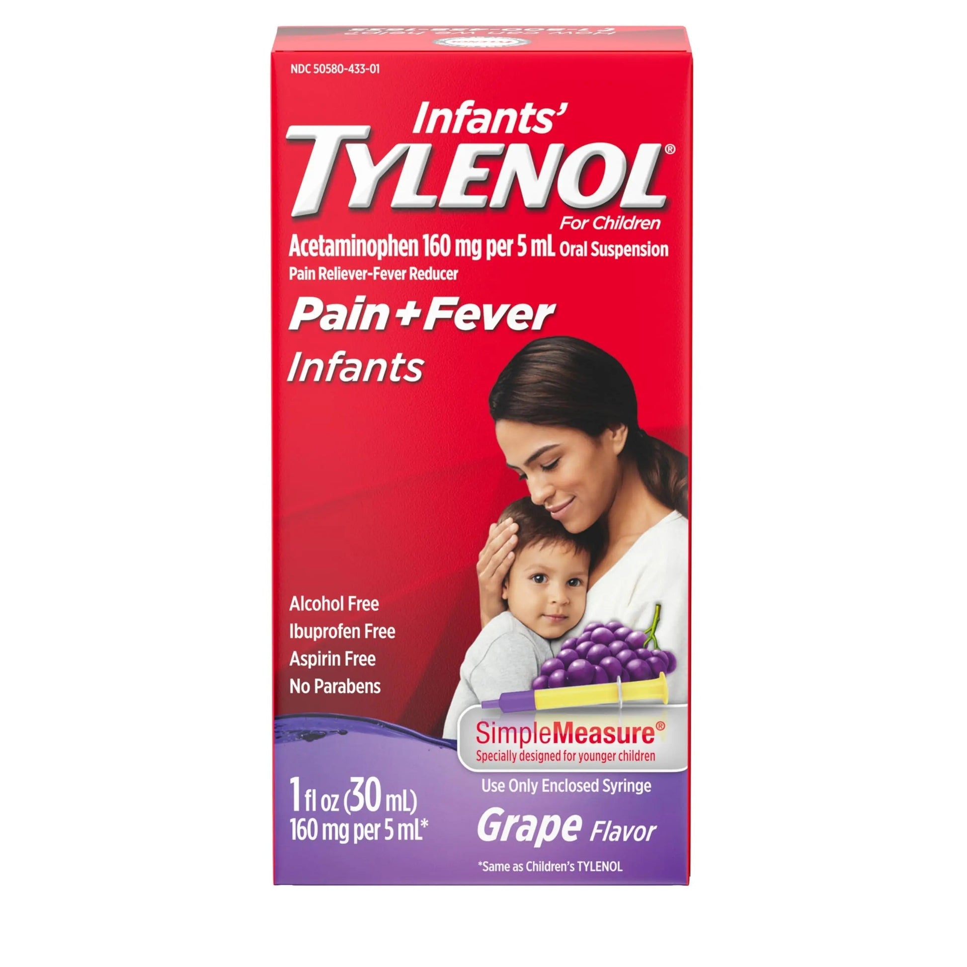 Infants' Tylenol Oral Suspension Liquid Medicine with Acetaminophen, Baby Fever Reducer & Pain Reliever for Minor Aches & Pains, Sore Throat, Headache & Toothache, Grape Flavor, 1 fl. oz Tylenol buy supplements canada