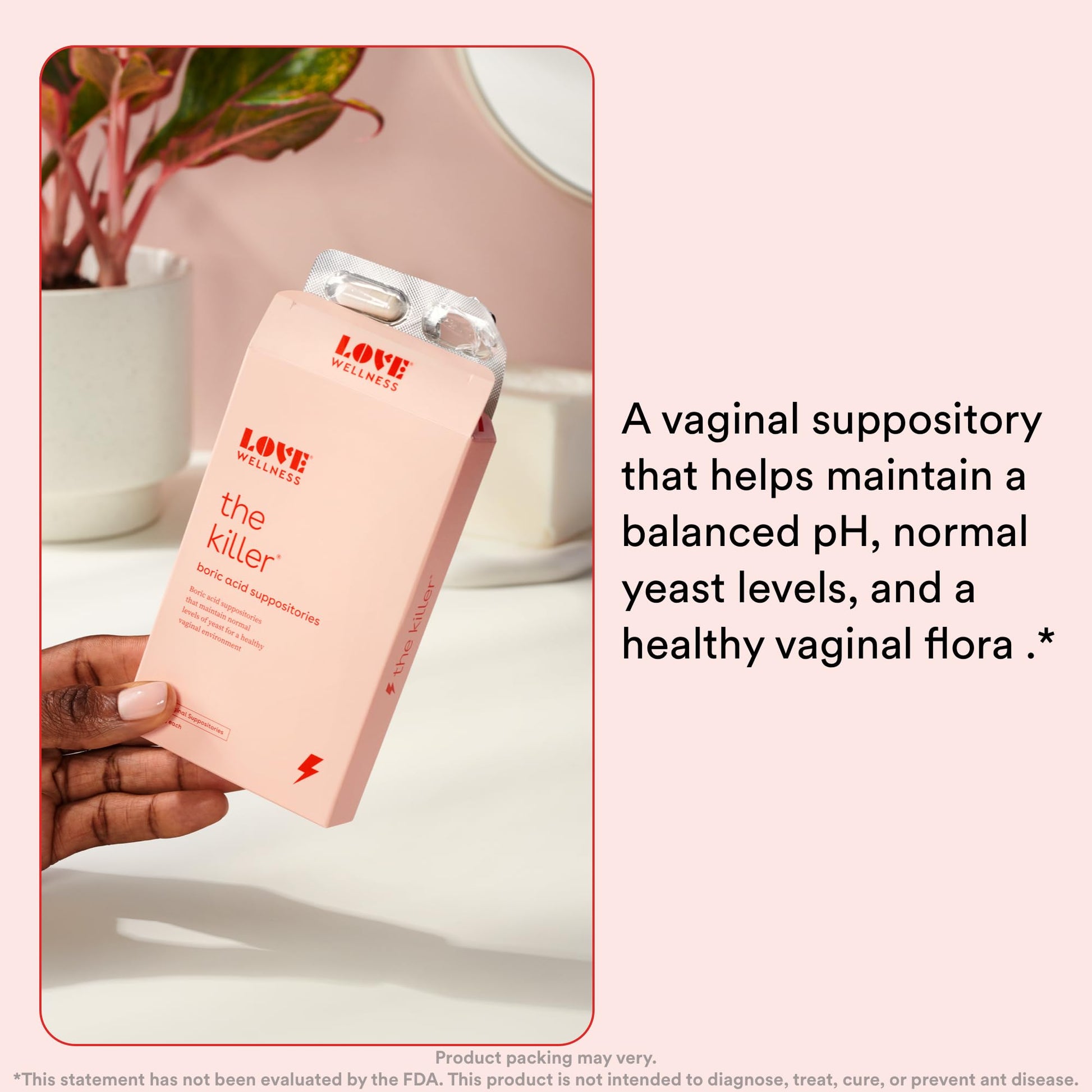 Love Wellness pH Balancing Cleanser & The Killer | Boric Acid Suppositories & Feminine Wash Love Wellness buy supplements canada