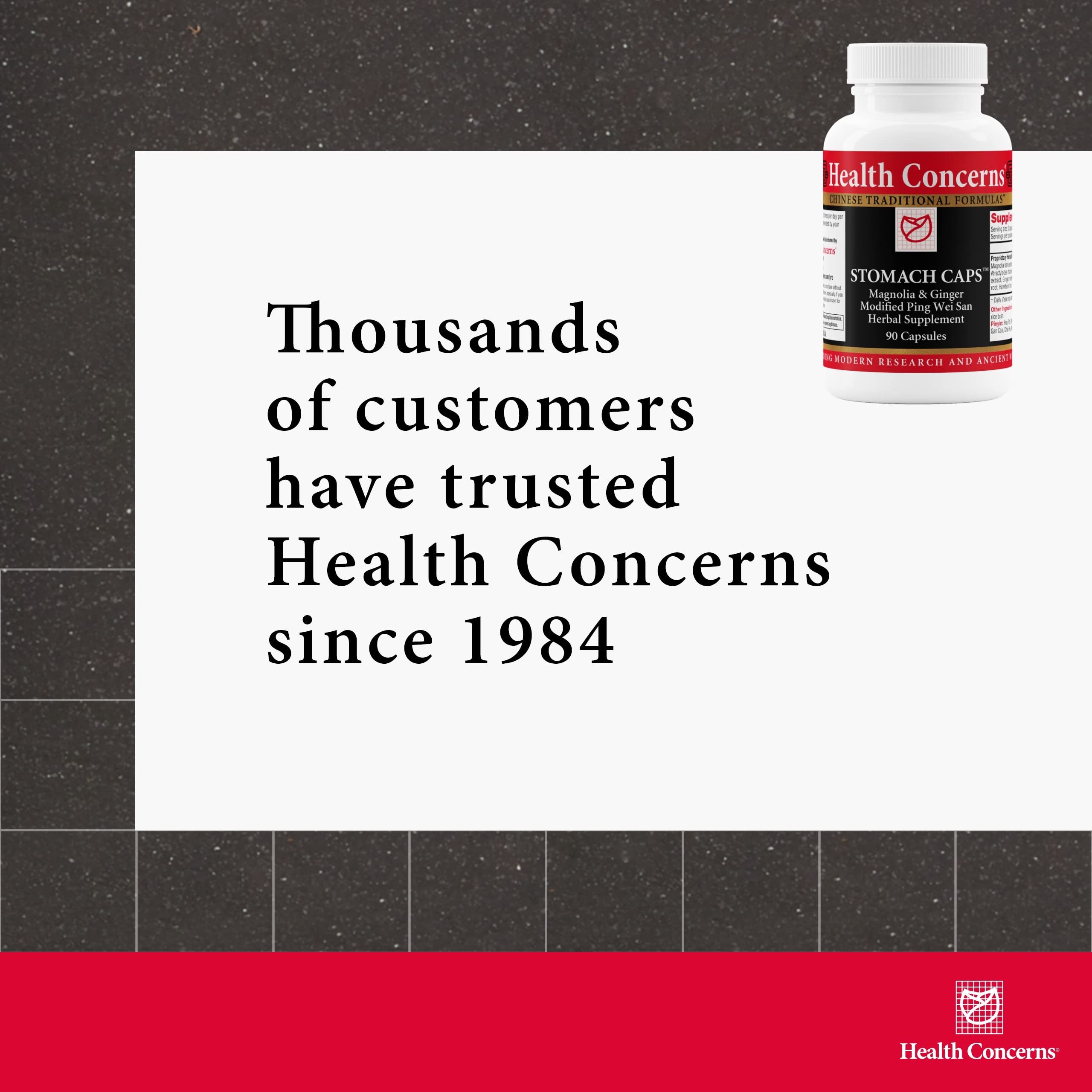 Health Concerns Stomach Caps – Digestive Support & Gut Health – Bloating & Gas Relief – Ginger & Magnolia Bark Chinese Herbal Supplement for Men & Women – Modified Ping Wei San – 90 Capsules Health Concerns buy supplements canada