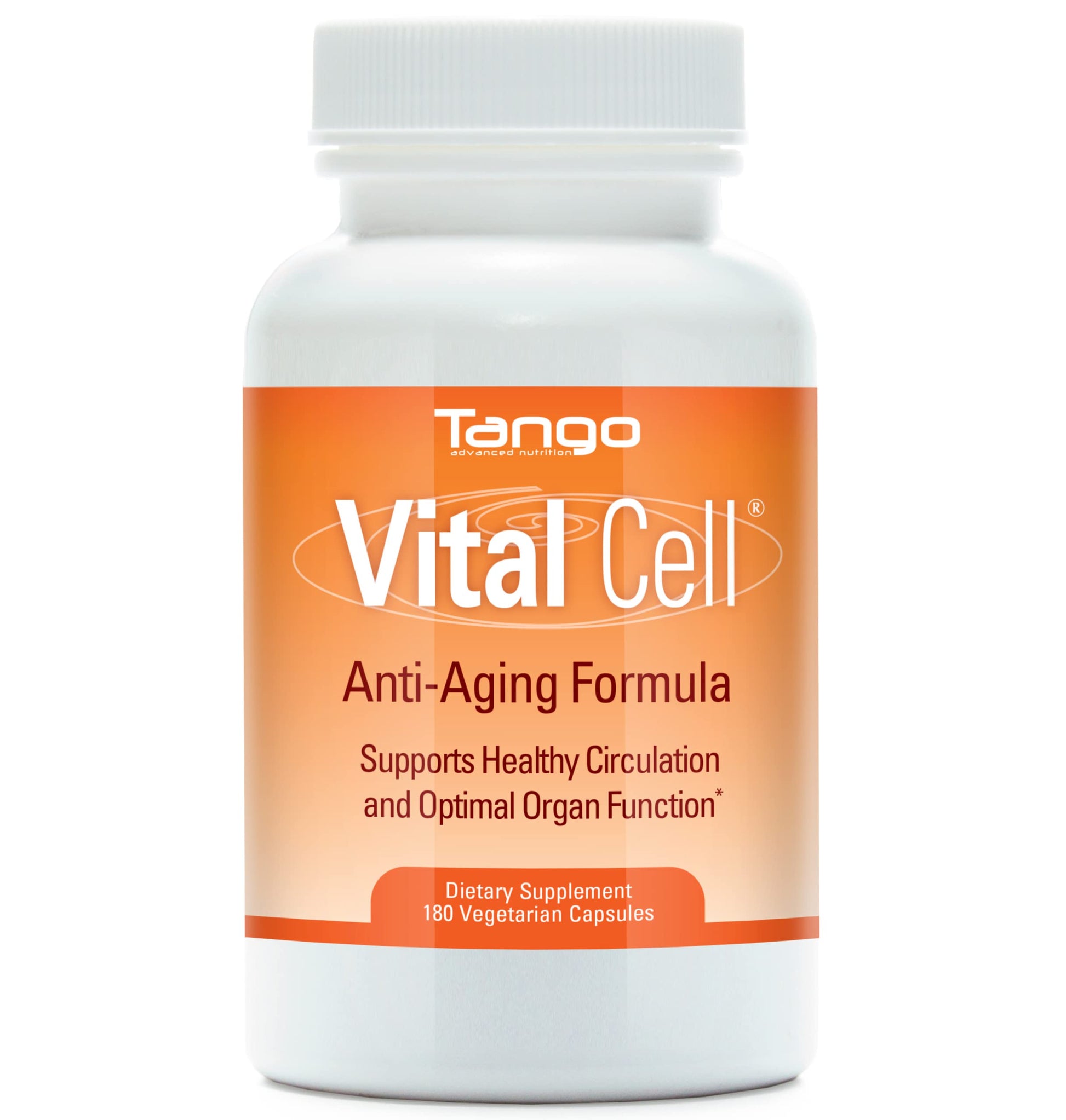 Vital Cell Natural Anti-Aging Supplement for Men and Women, Supporting Circulation and Healthy Organ Function (180 Vegetarian Capsules) Tango buy supplements canada